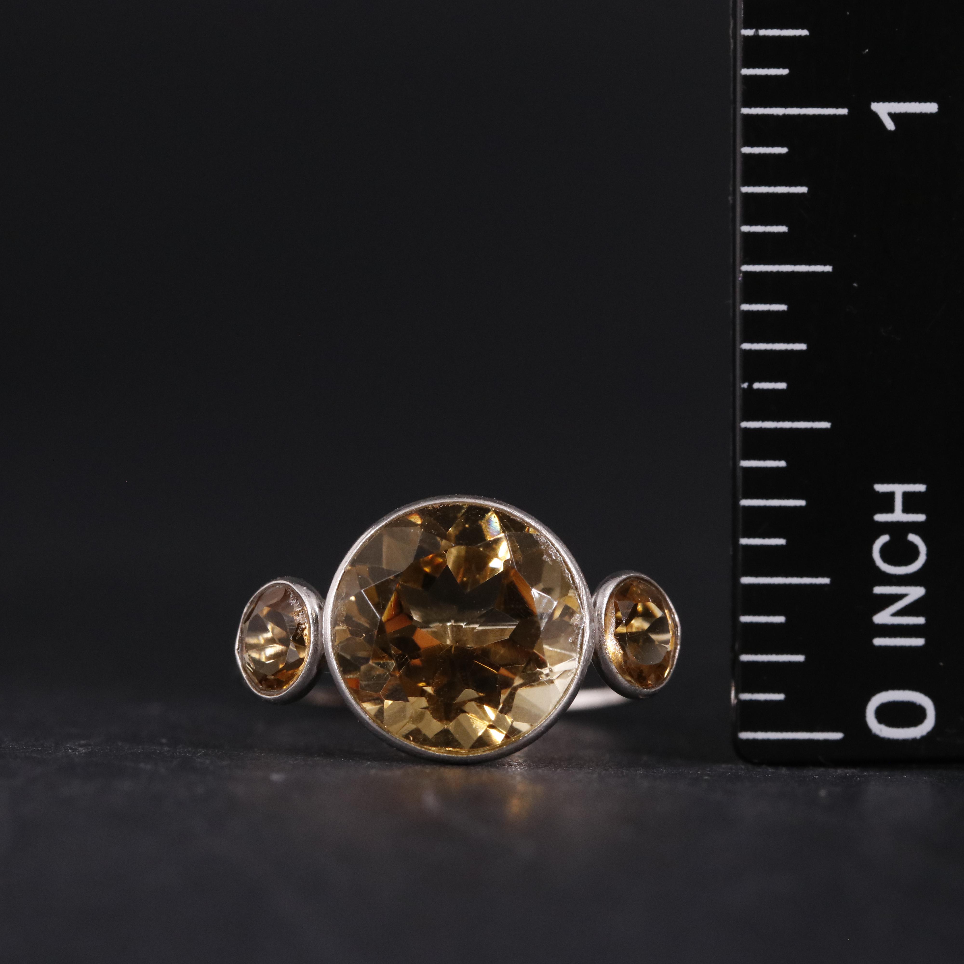 14K Citrine Ring