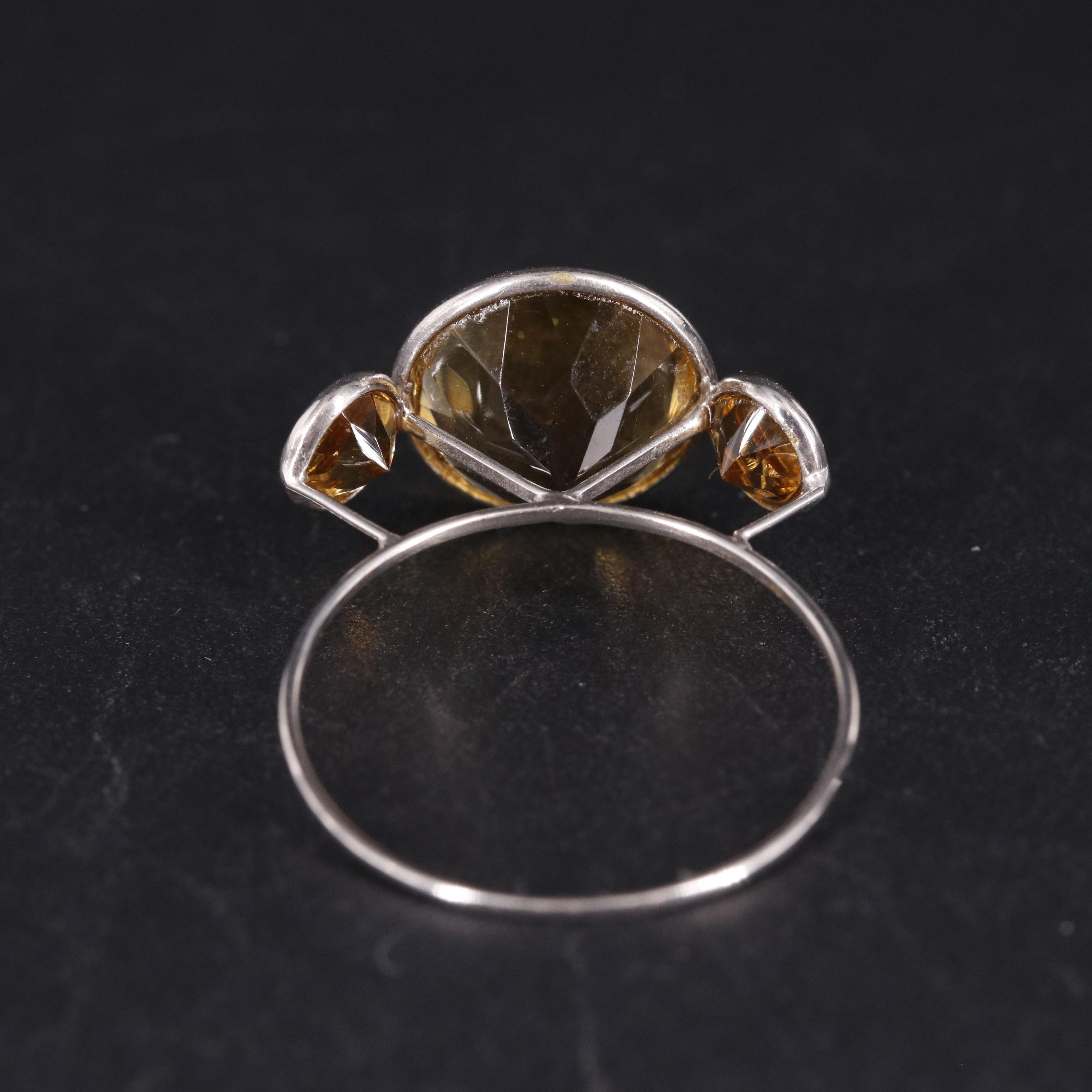 14K Citrine Ring