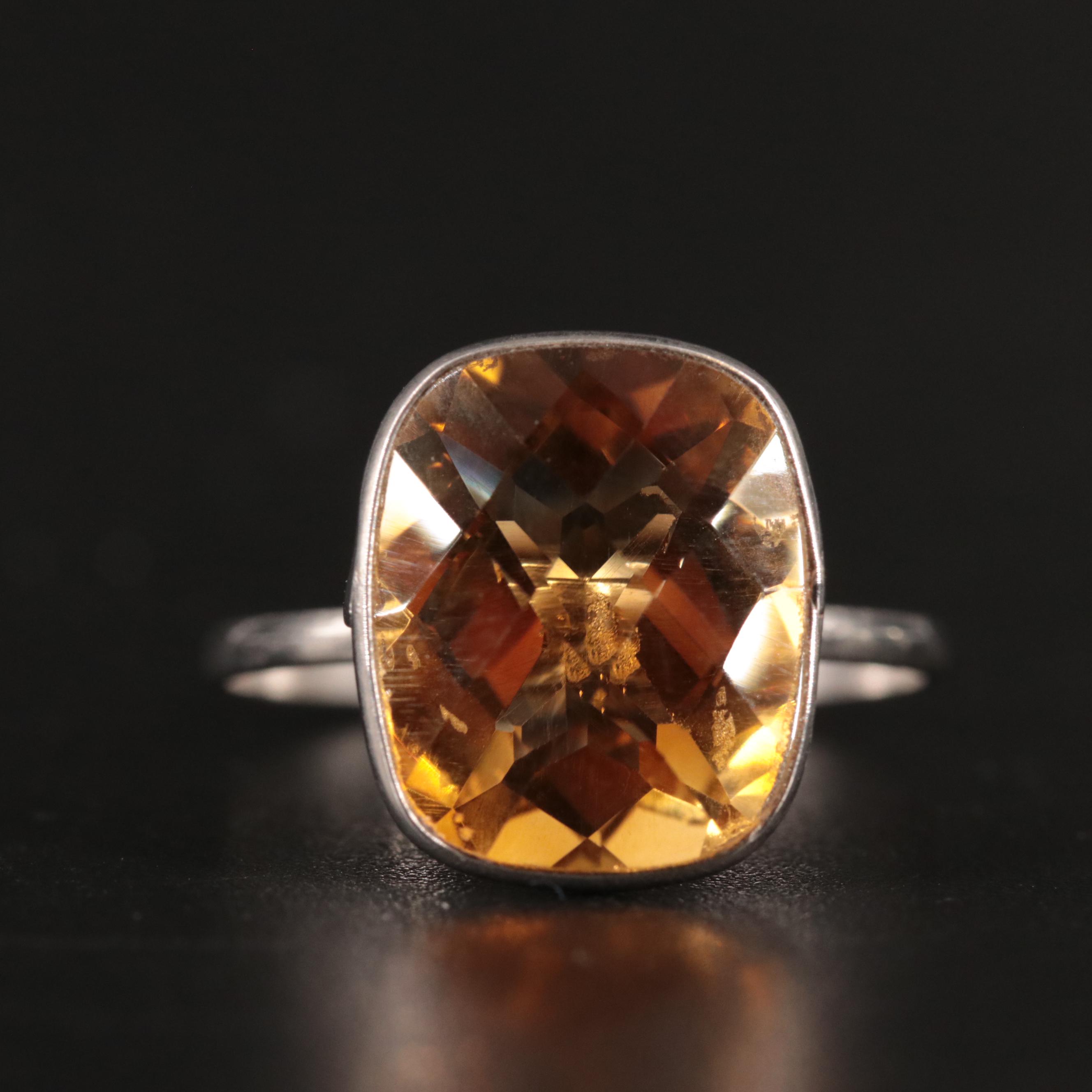 14K Citrine Ring