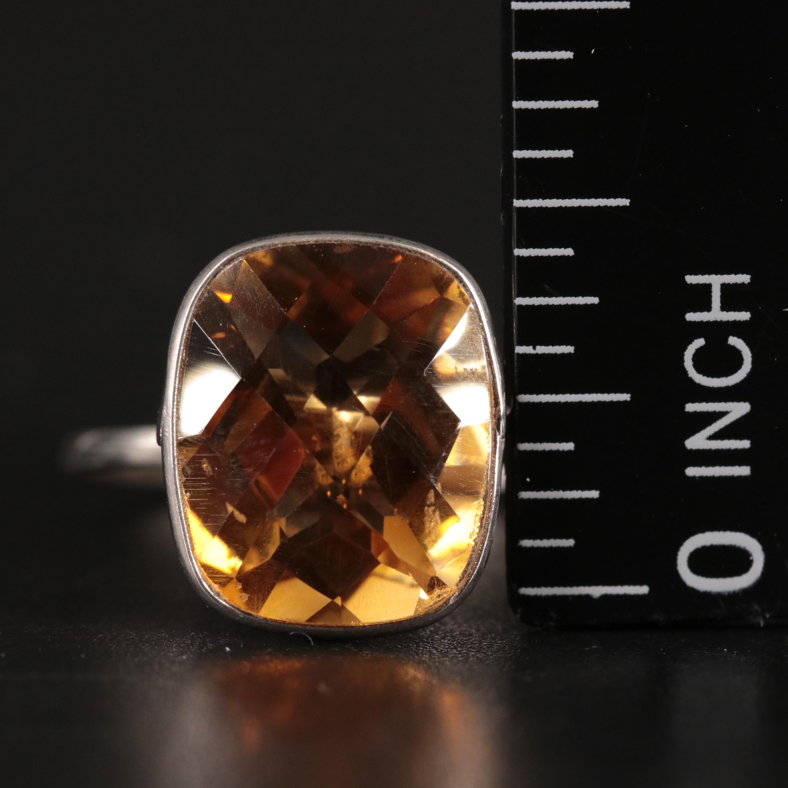 14K Citrine Ring