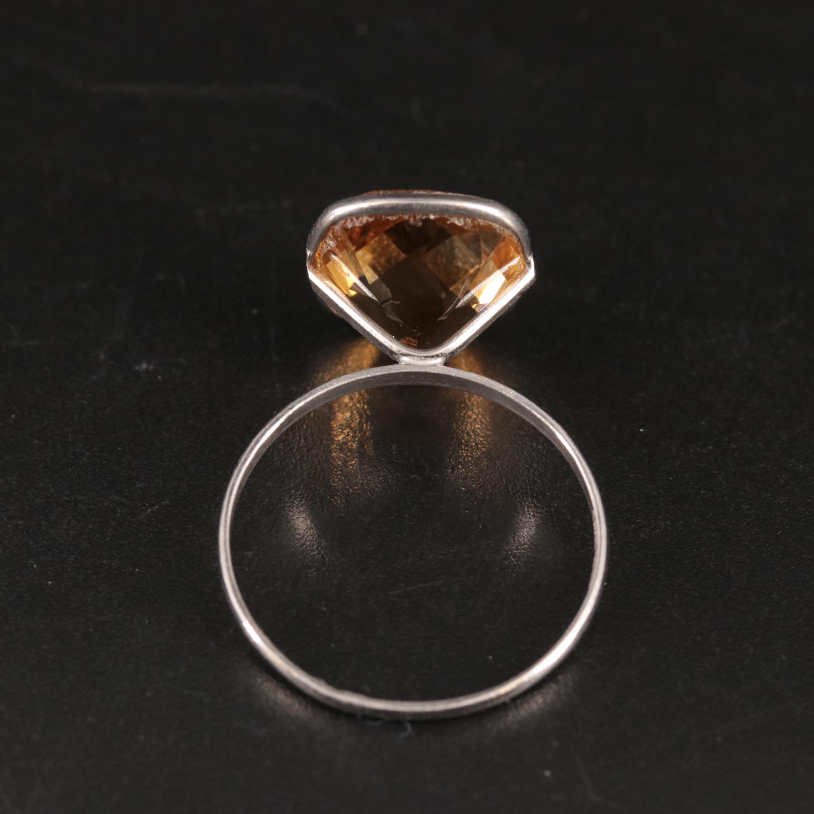 14K Citrine Ring