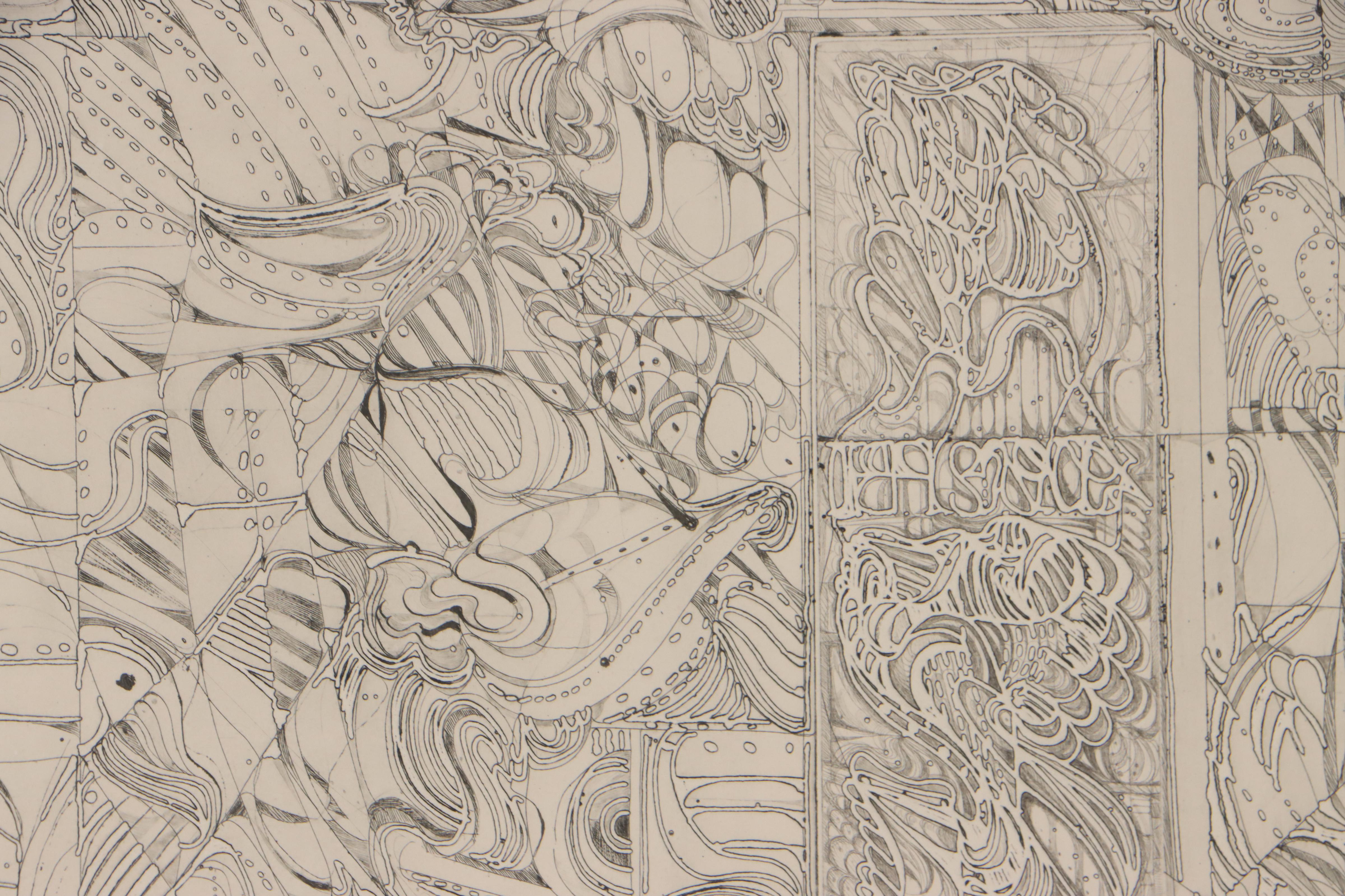 Krystyna Smiechowska Etching, 1972