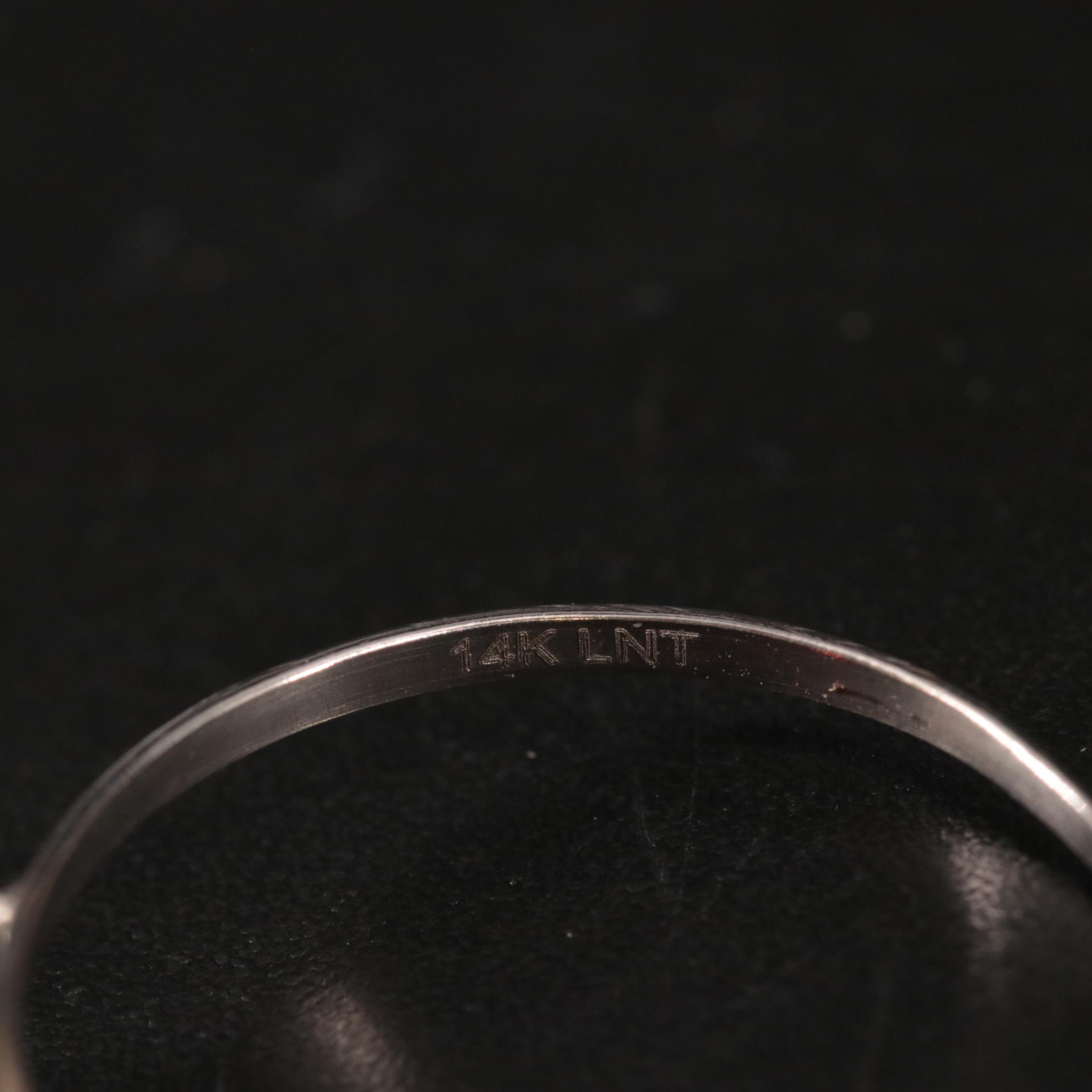 14K Lab Grown Yellow Diamond and Garnet Ring