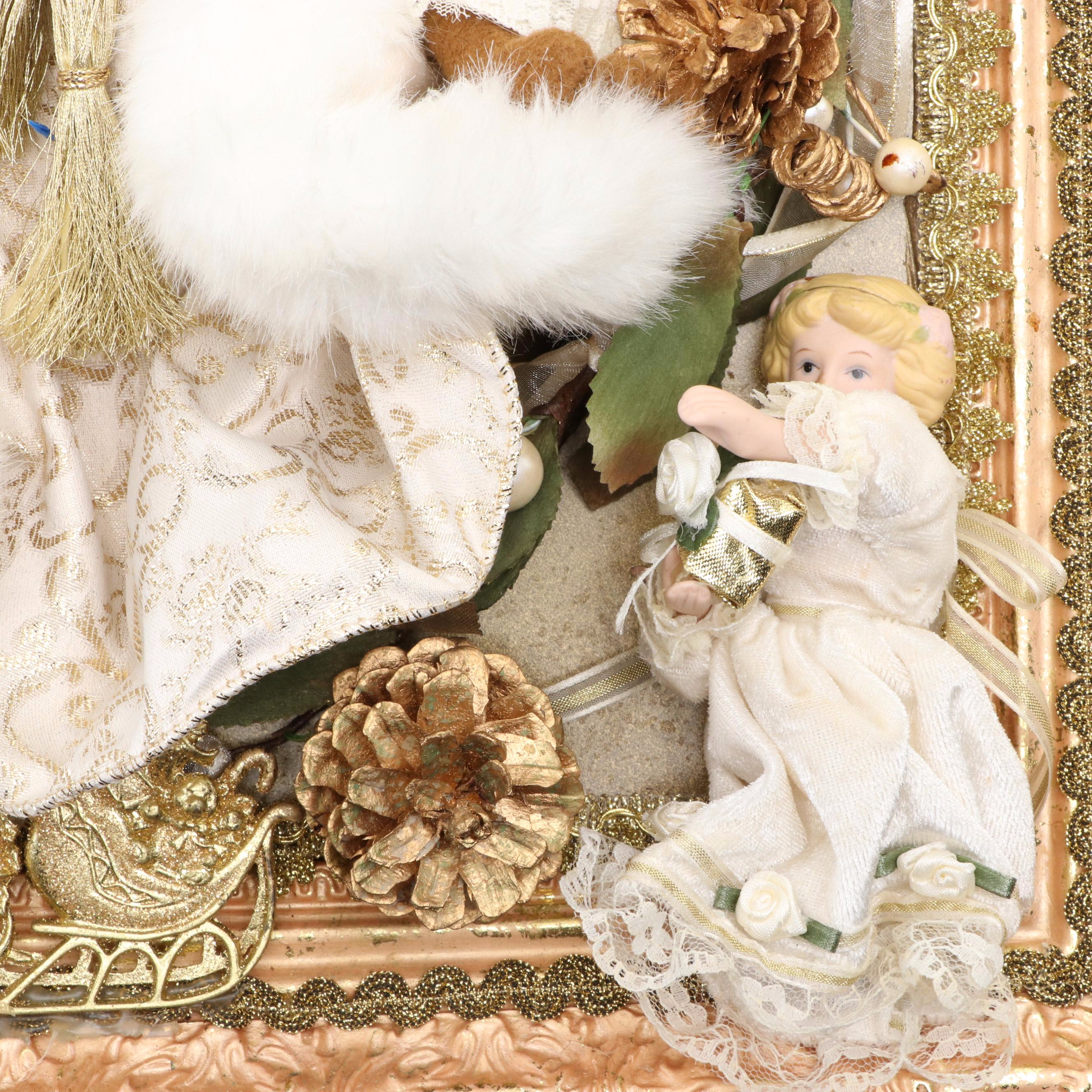 Santa Table Top Shadow Box