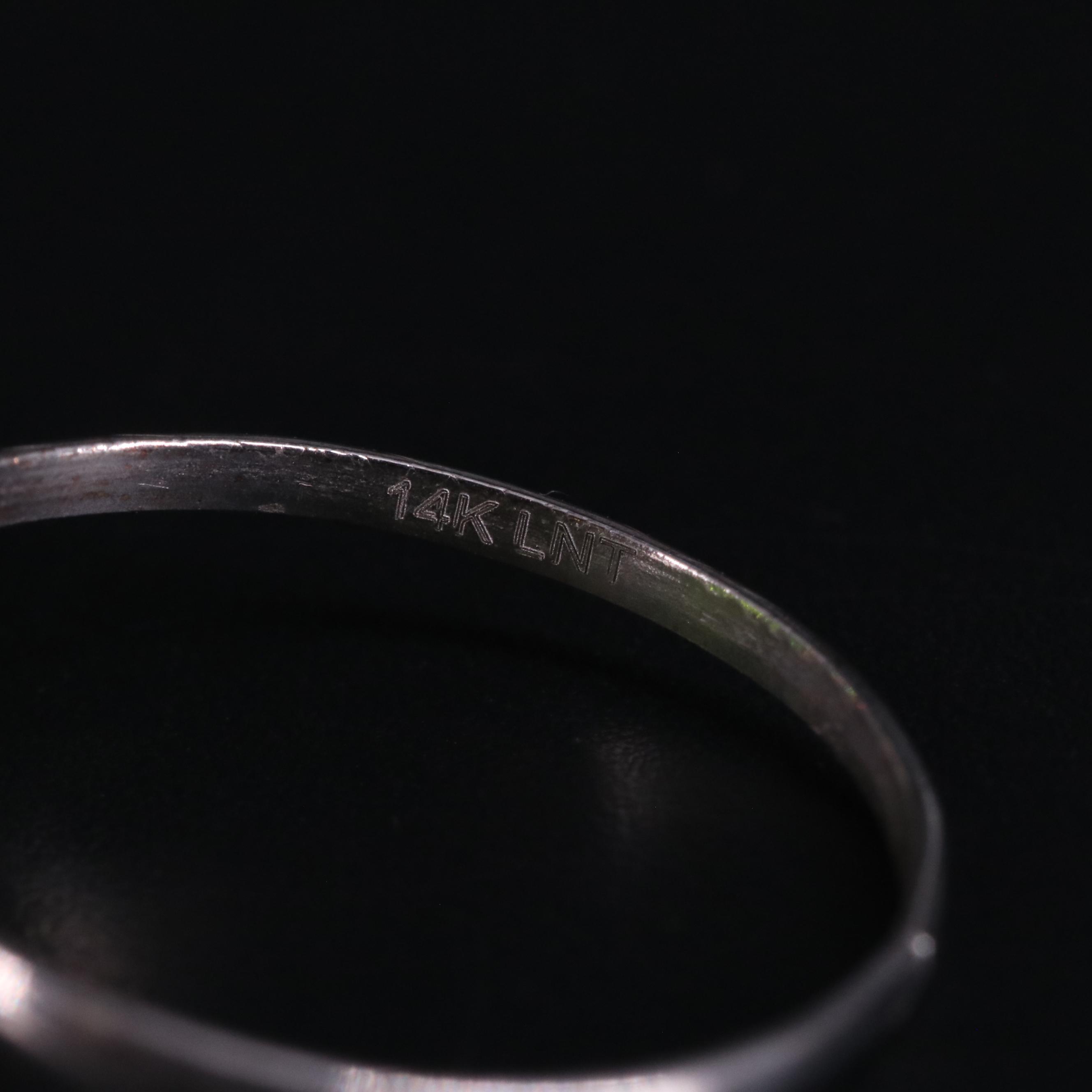 14K Peridot and Moissanite Ring