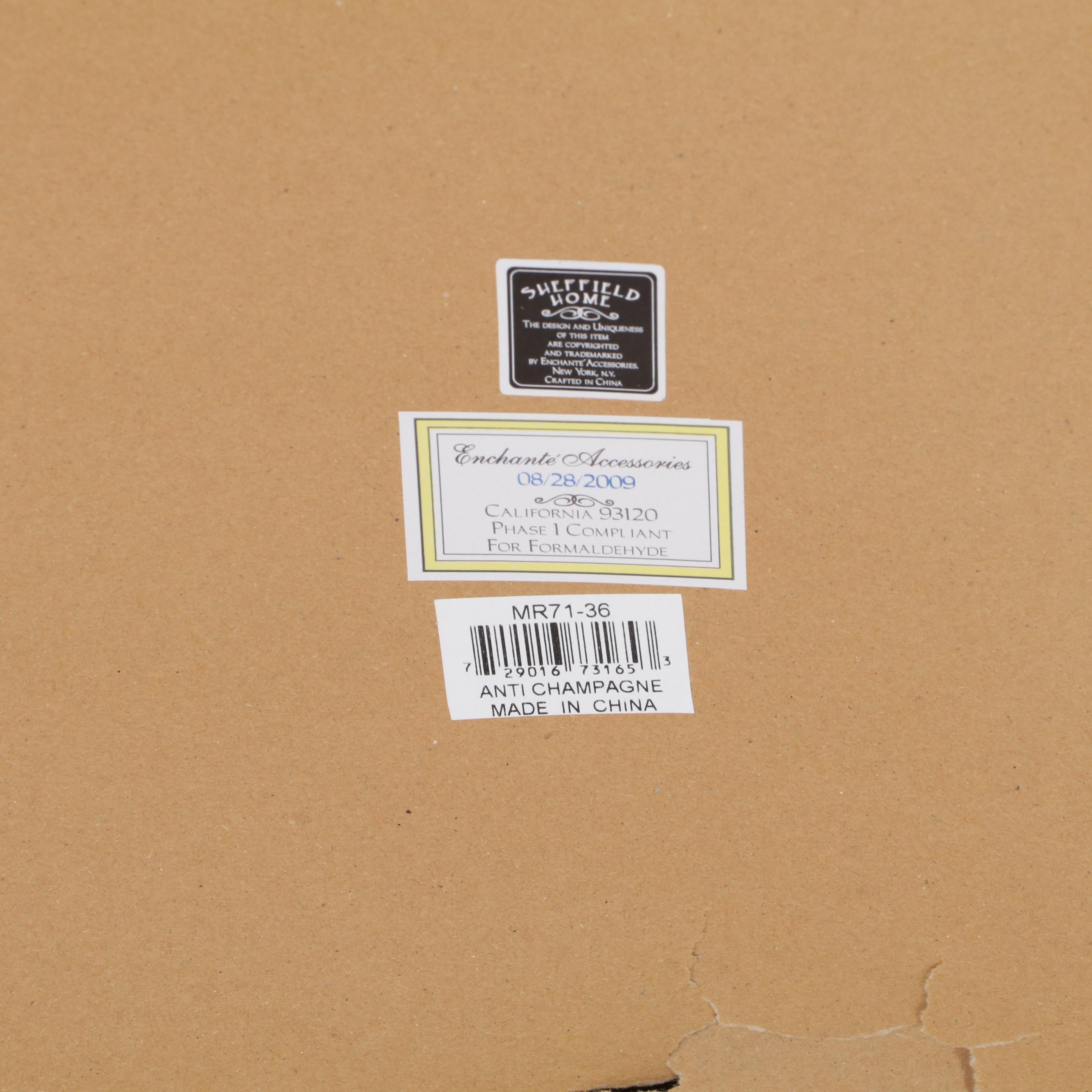 Sheffield Home "Enchanté Accessories" Giltwood and Composition Mirror