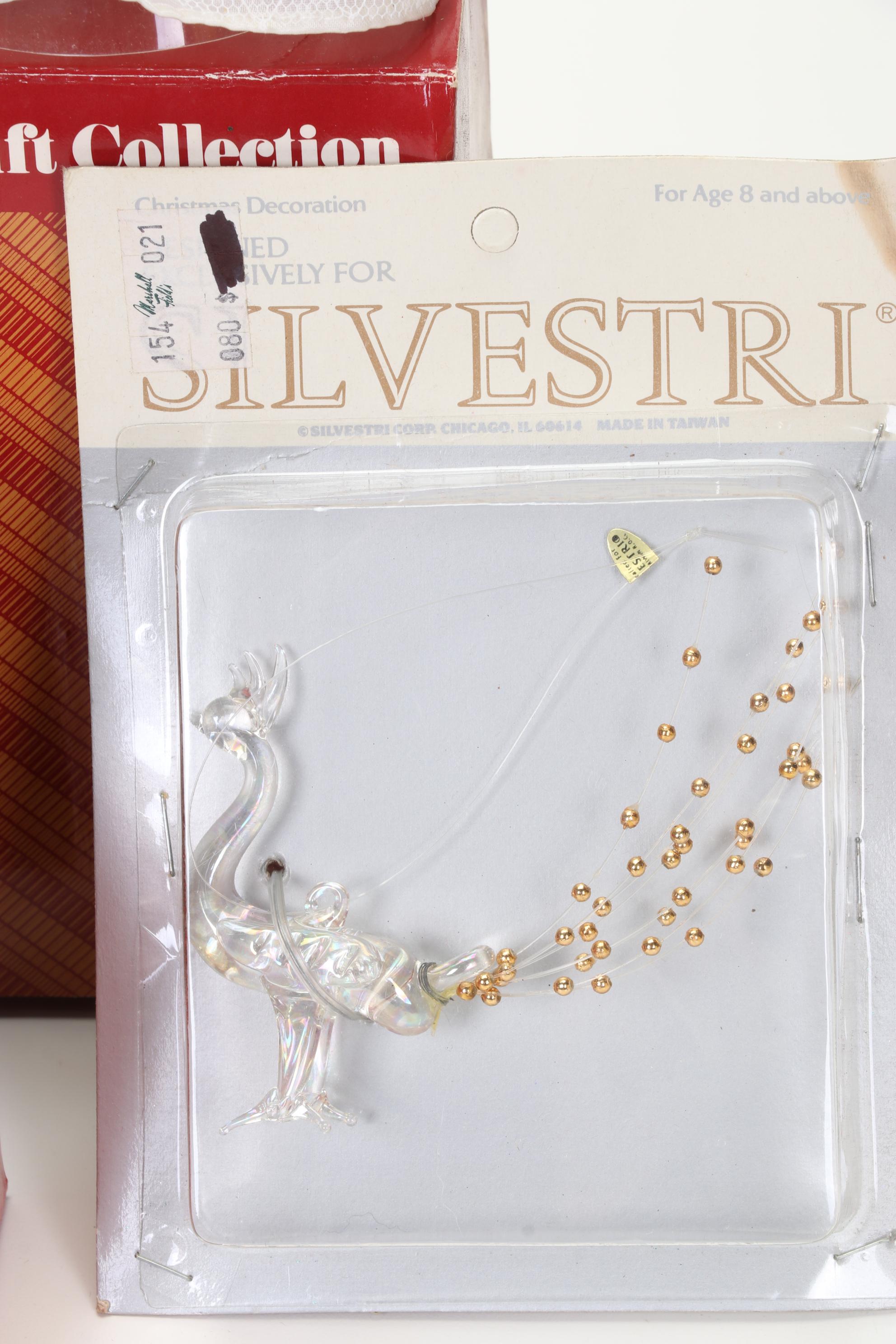 Christmas Cat Ornaments Featuring Hallmark, Avon, Lenox, Carlton Cards, and More