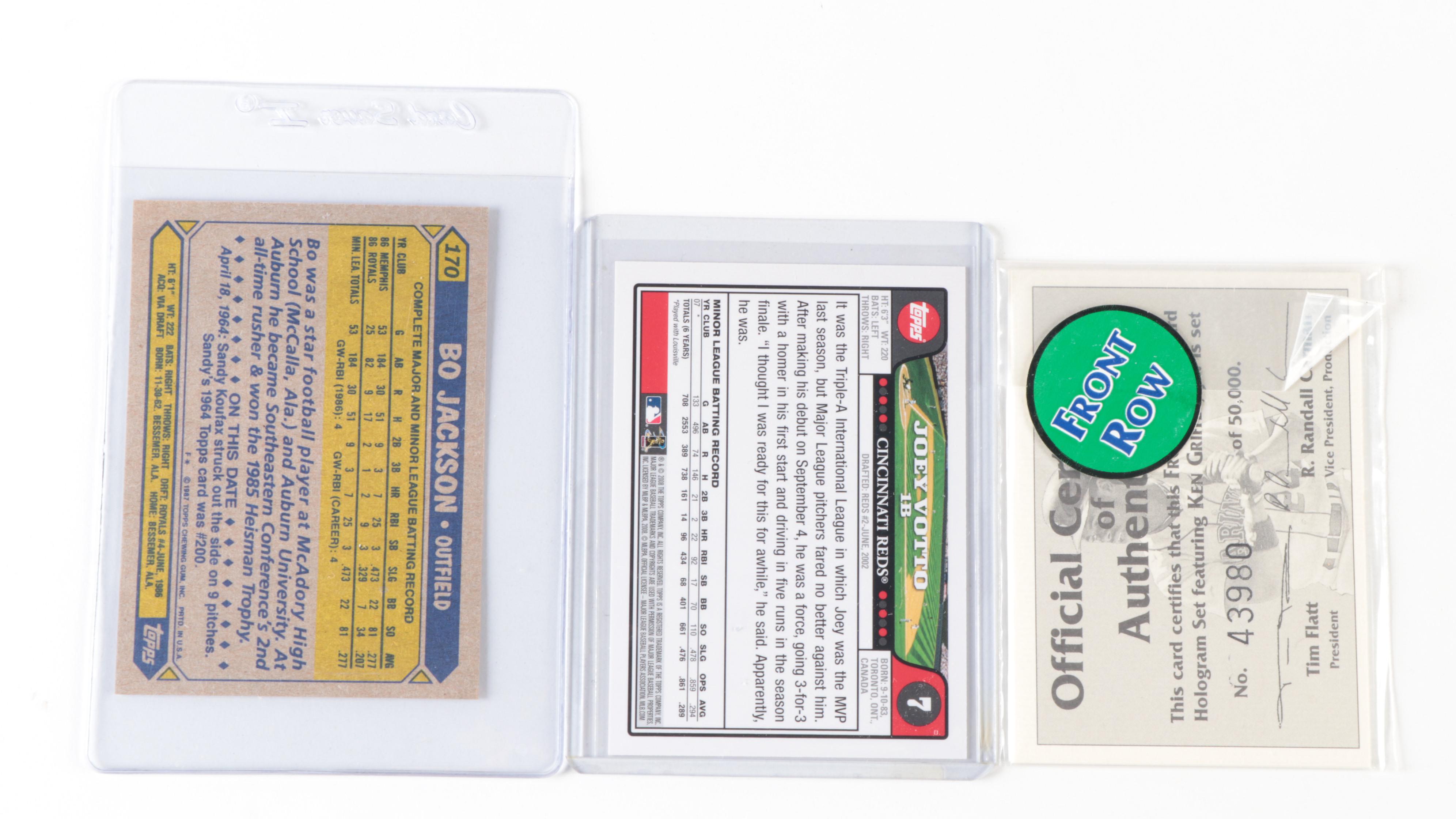 Topps, More Baseball Cards with Griffey Jr. and Votto Rookies, HOF, 1980s–2010s