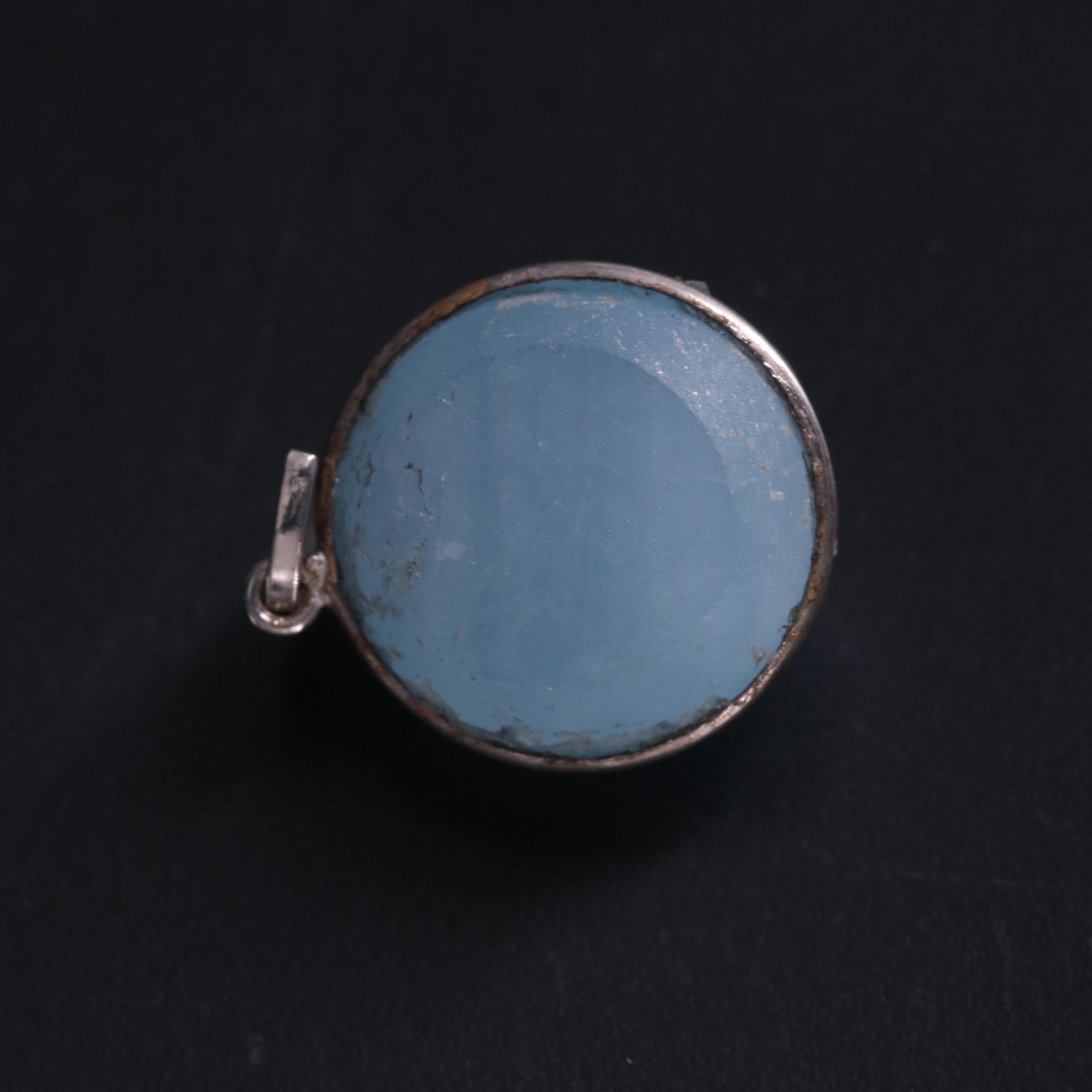 14K Aquamarine Pendant