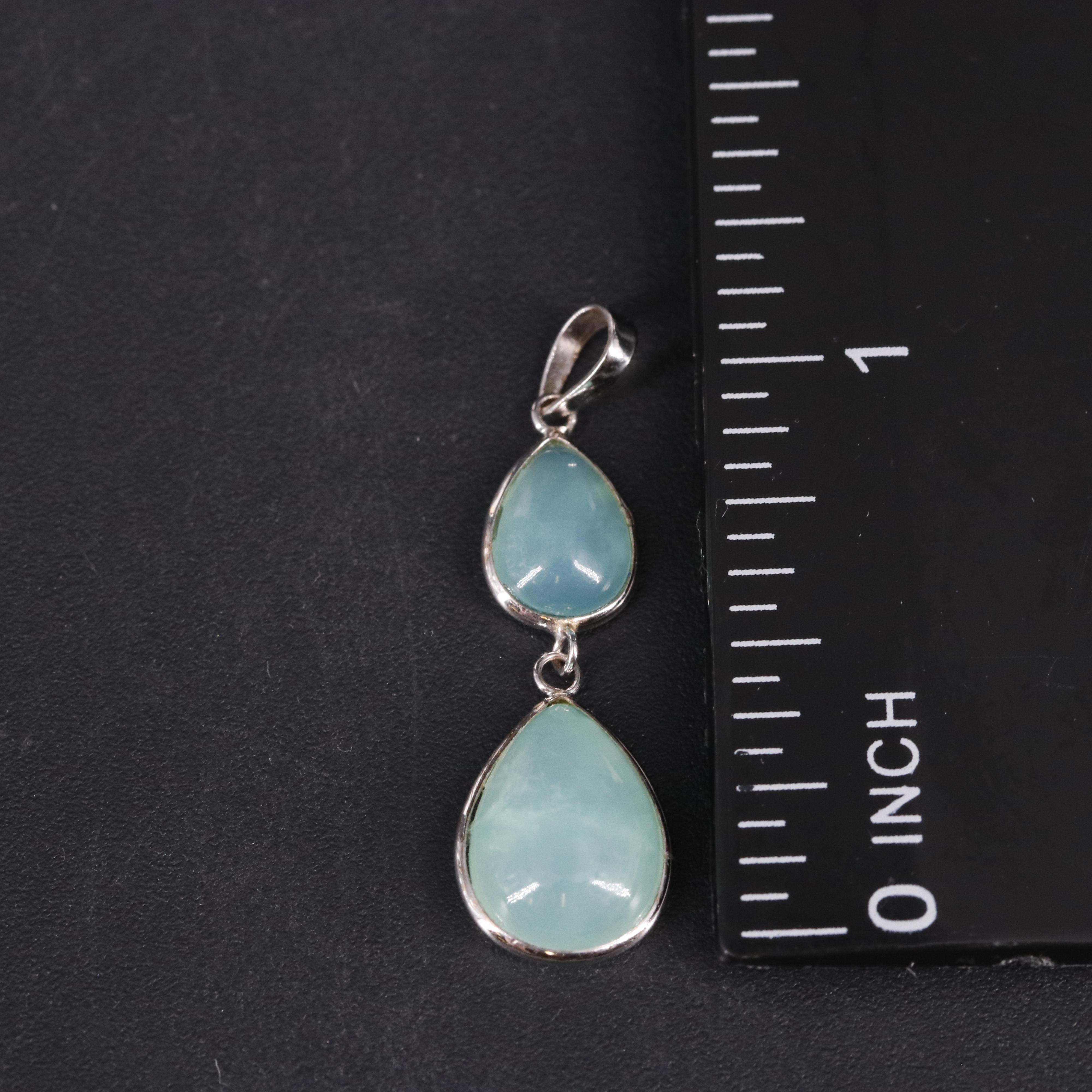 14K Chrysoprase Pendant