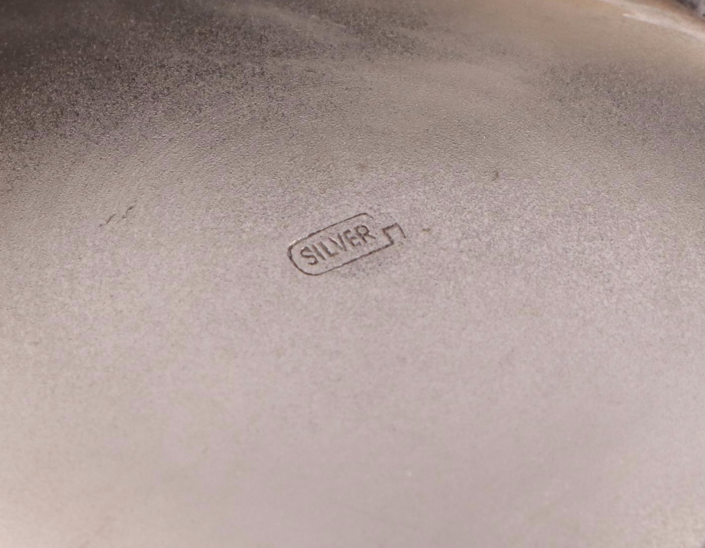 Indian 800 Silver Silver Serveware Collection with Sterling Silver Tray