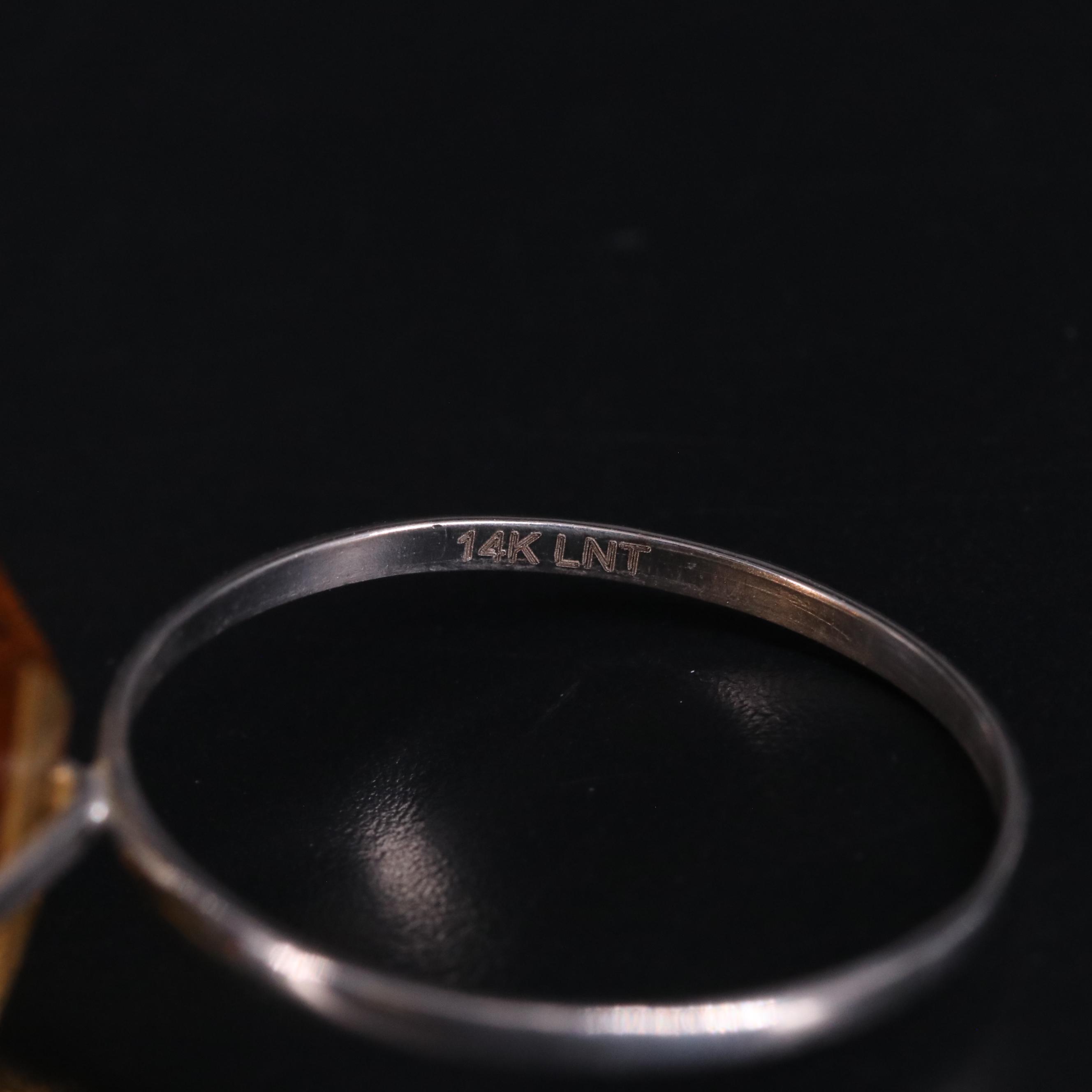 14K Citrine Ring