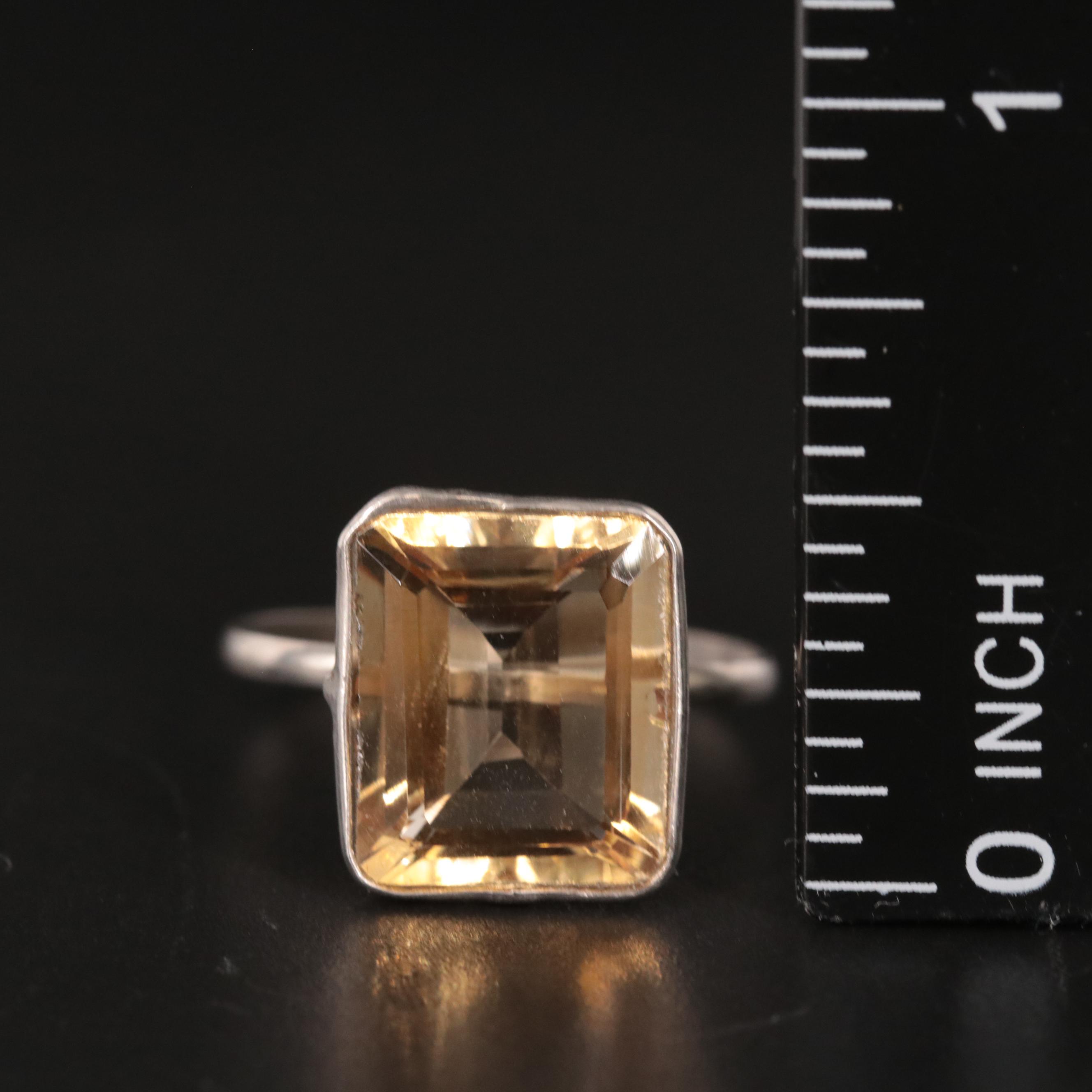 14K Citrine Ring