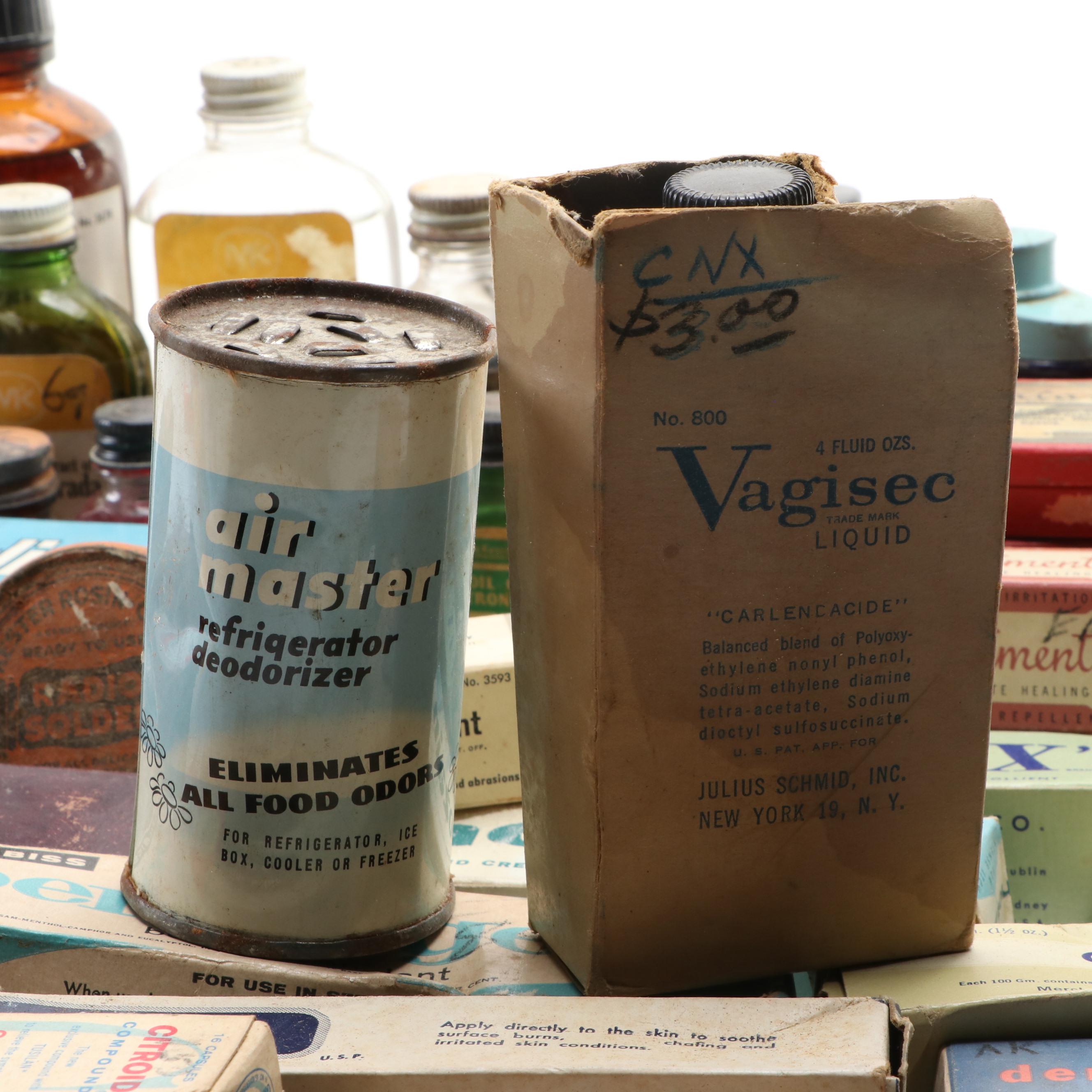 Burroughs Wellcome, Upjohn, McKesson with Other Medical Bottles and More