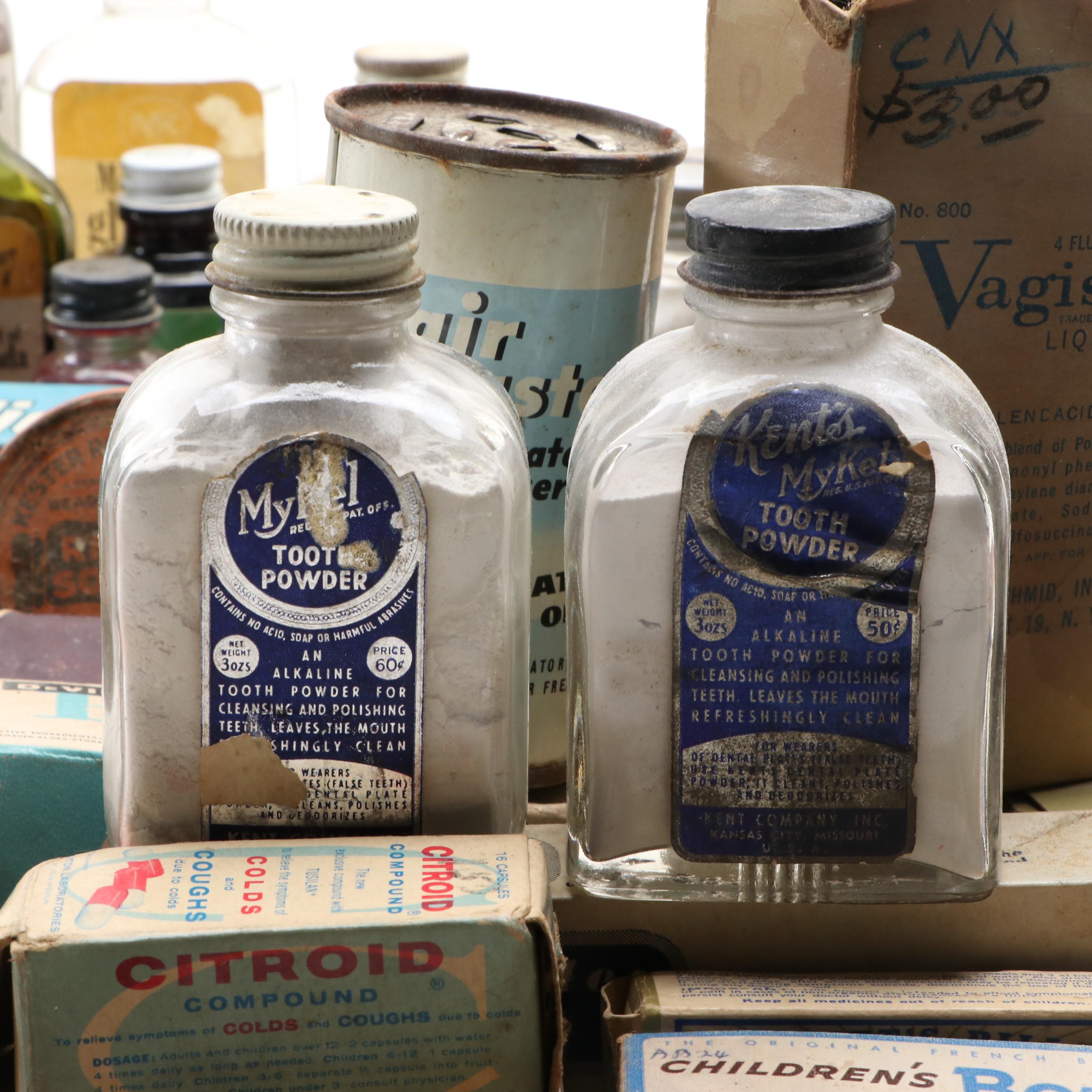 Burroughs Wellcome, Upjohn, McKesson with Other Medical Bottles and More