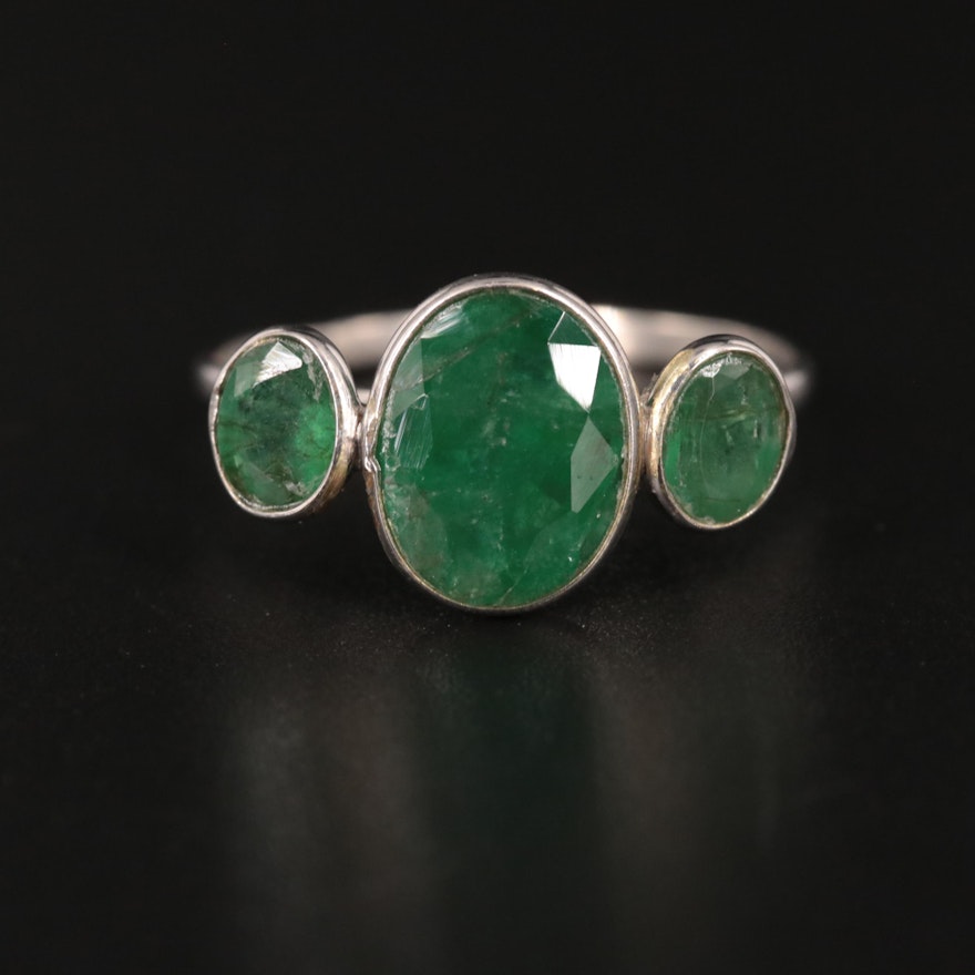 14K Emerald Ring