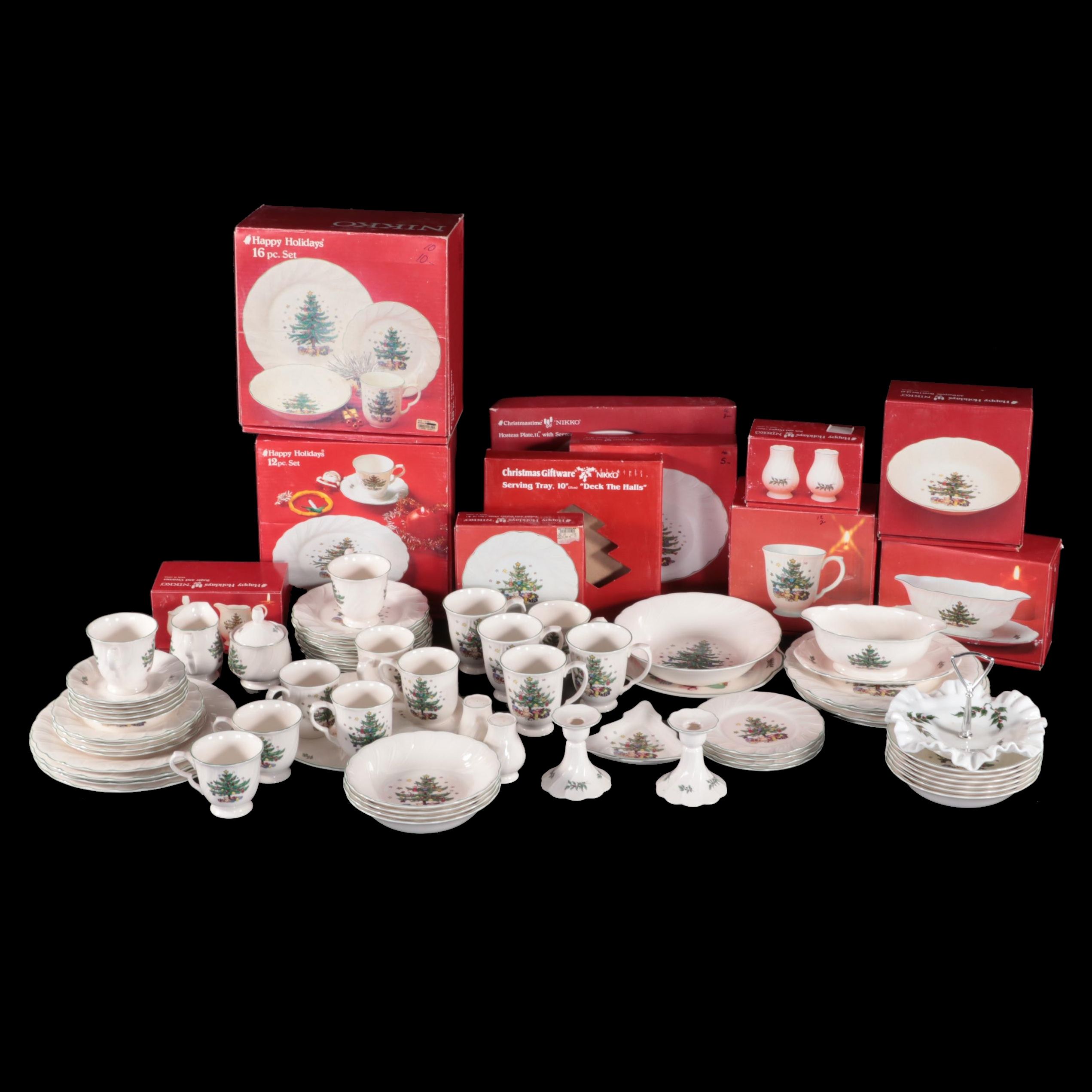 Nikko Ceramics "Happy Holidays" and Other Dinnerware
