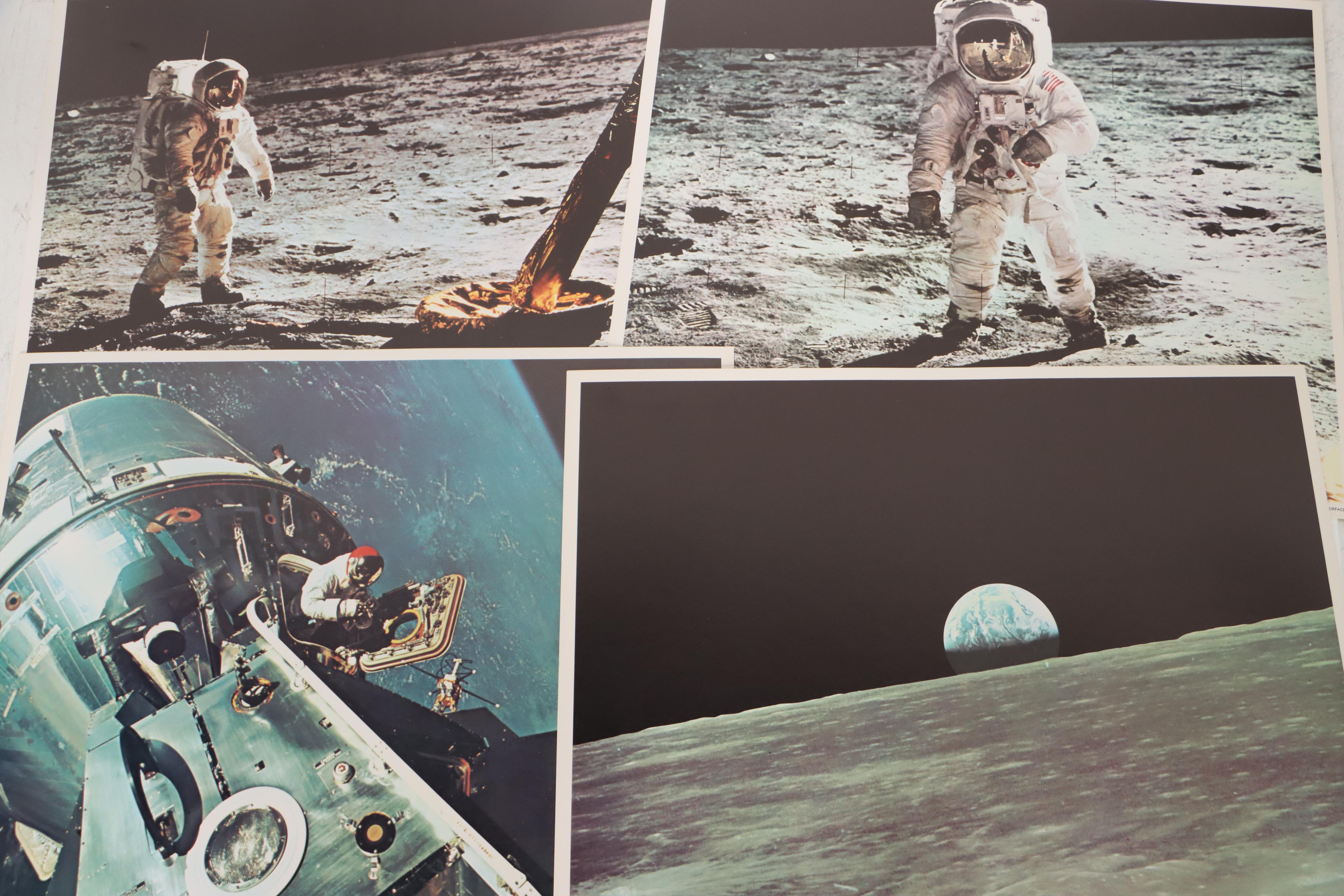 Offset Lithographs Including "Apollo 11 Crew"
