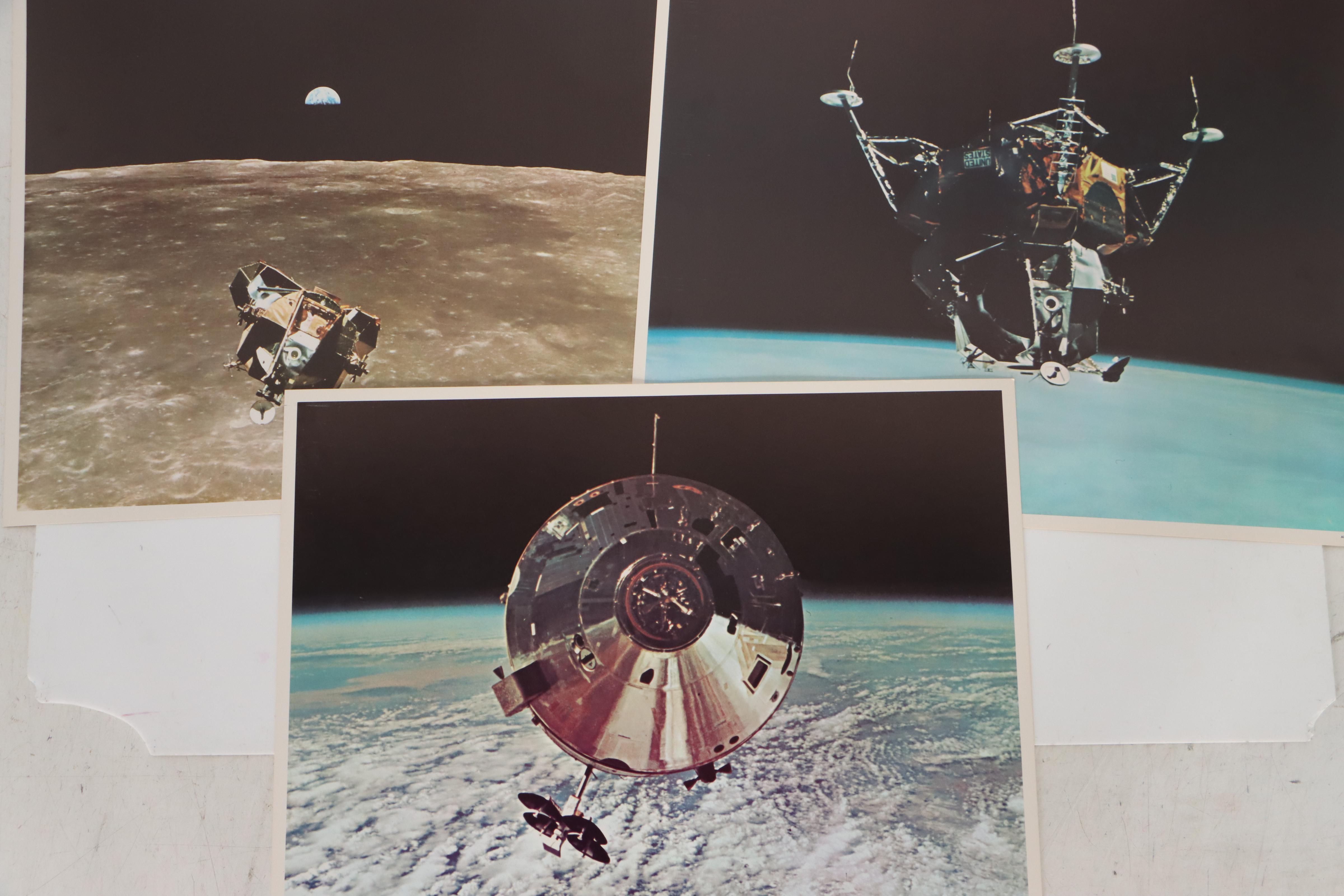 Offset Lithographs Including "Apollo 11 Crew"