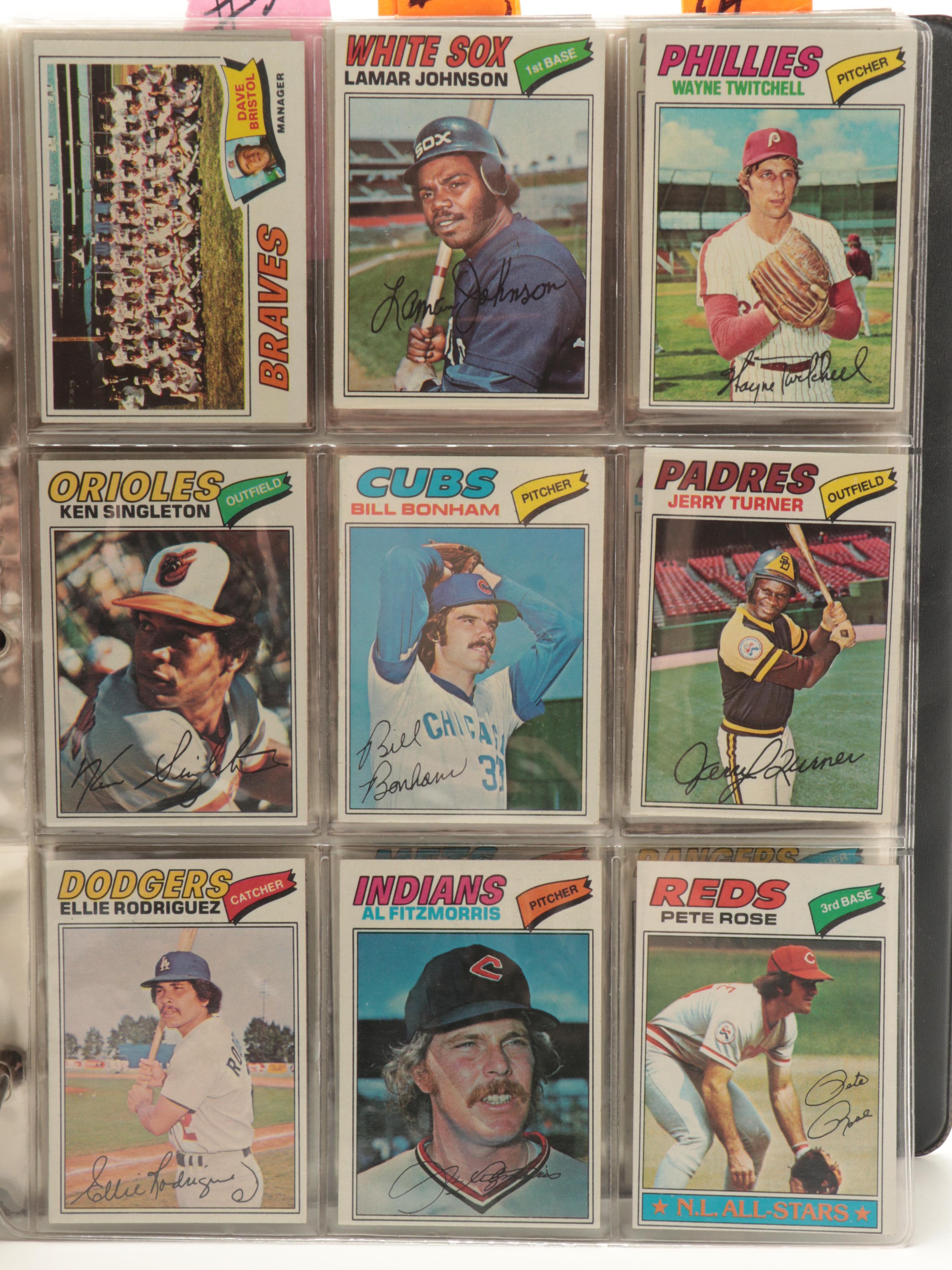 1977 Topps Baseball Cards Complete Set Including Andre Dawson and More Rookies