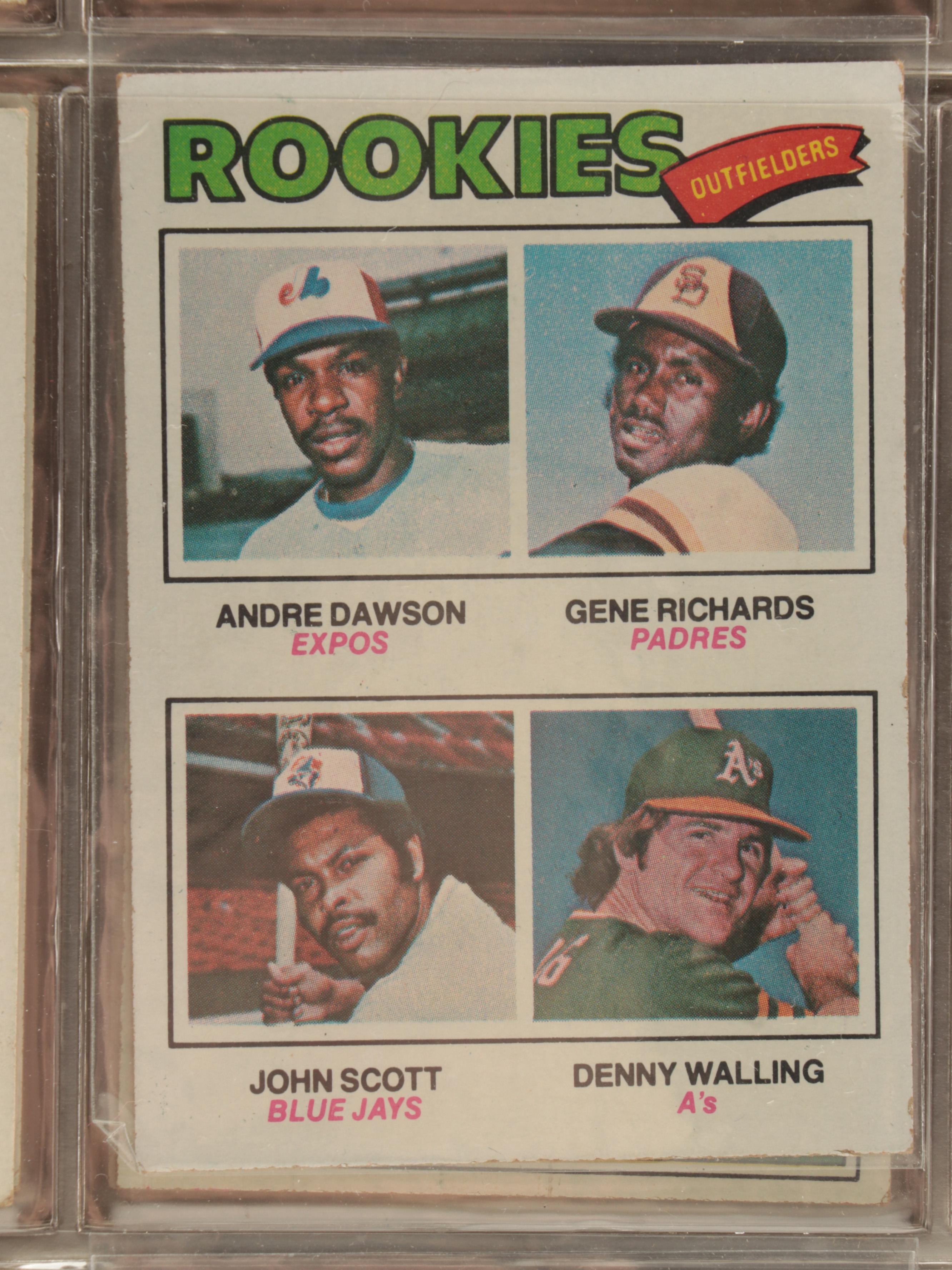 1977 Topps Baseball Cards Complete Set Including Andre Dawson and More Rookies