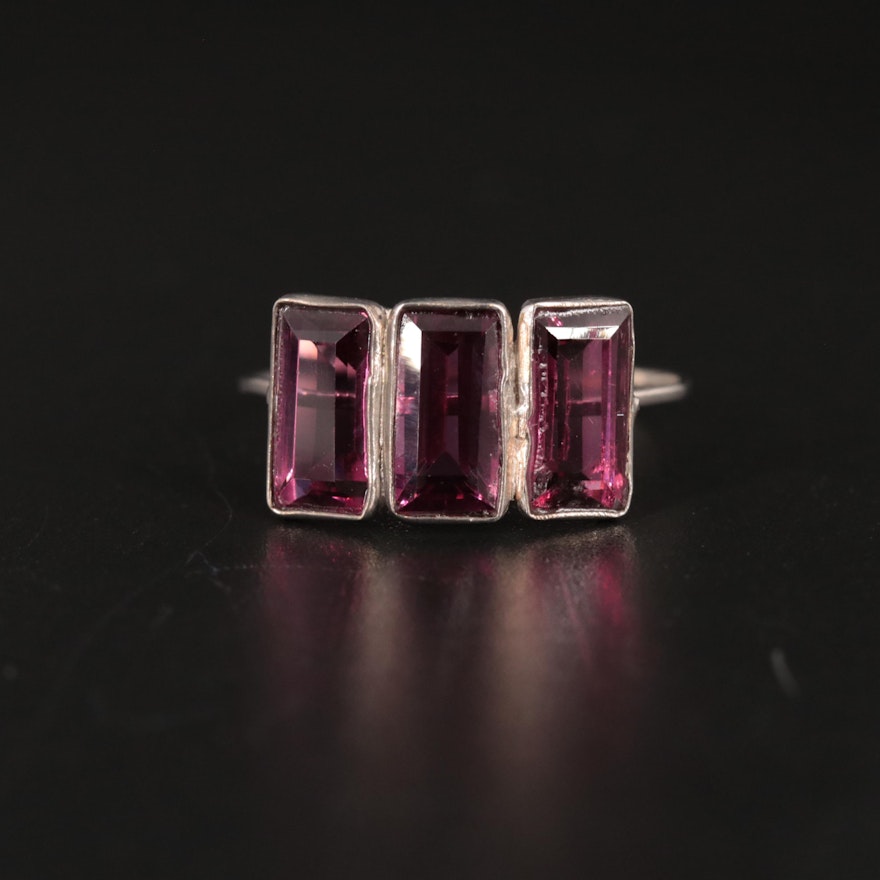 14K Garnet Ring