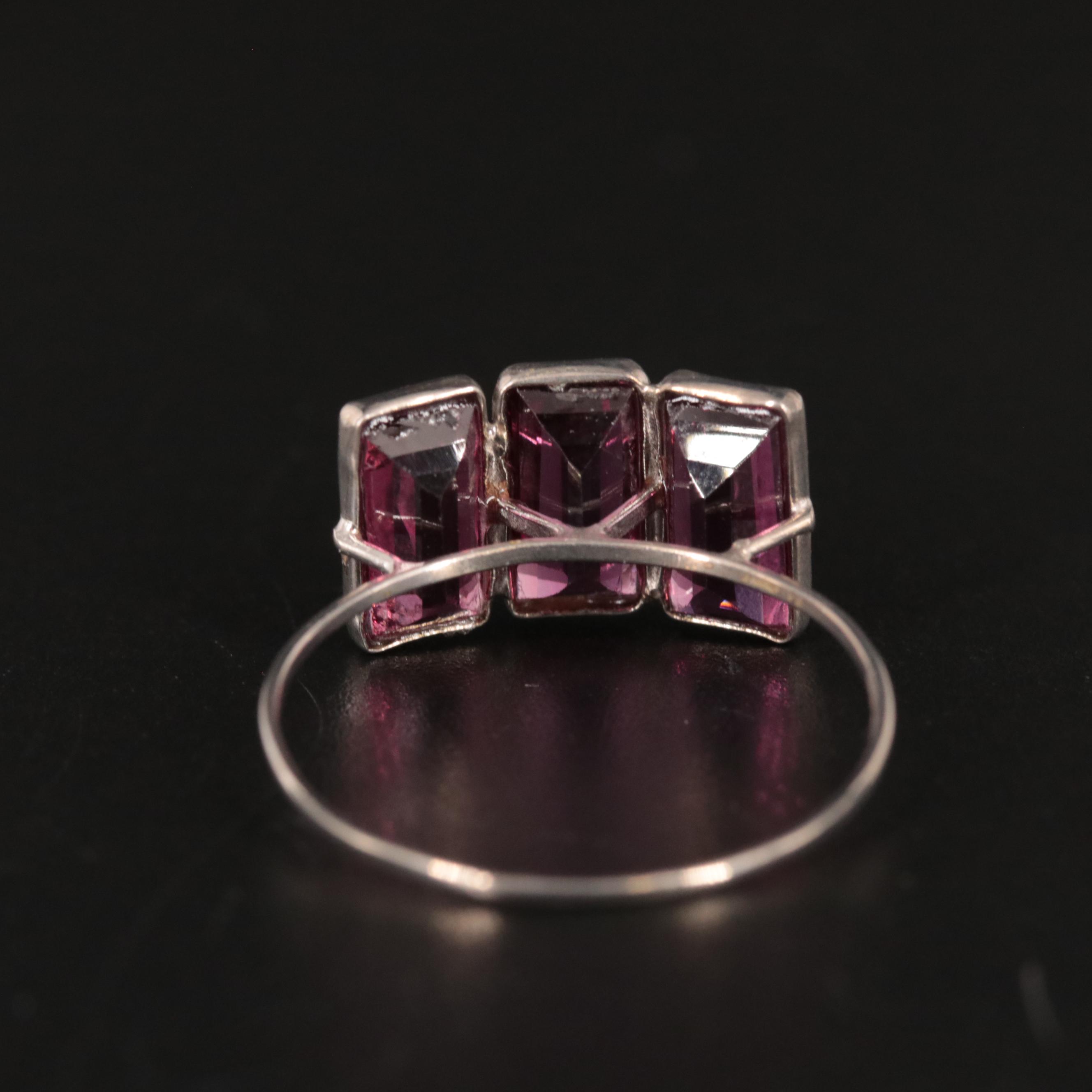 14K Garnet Ring