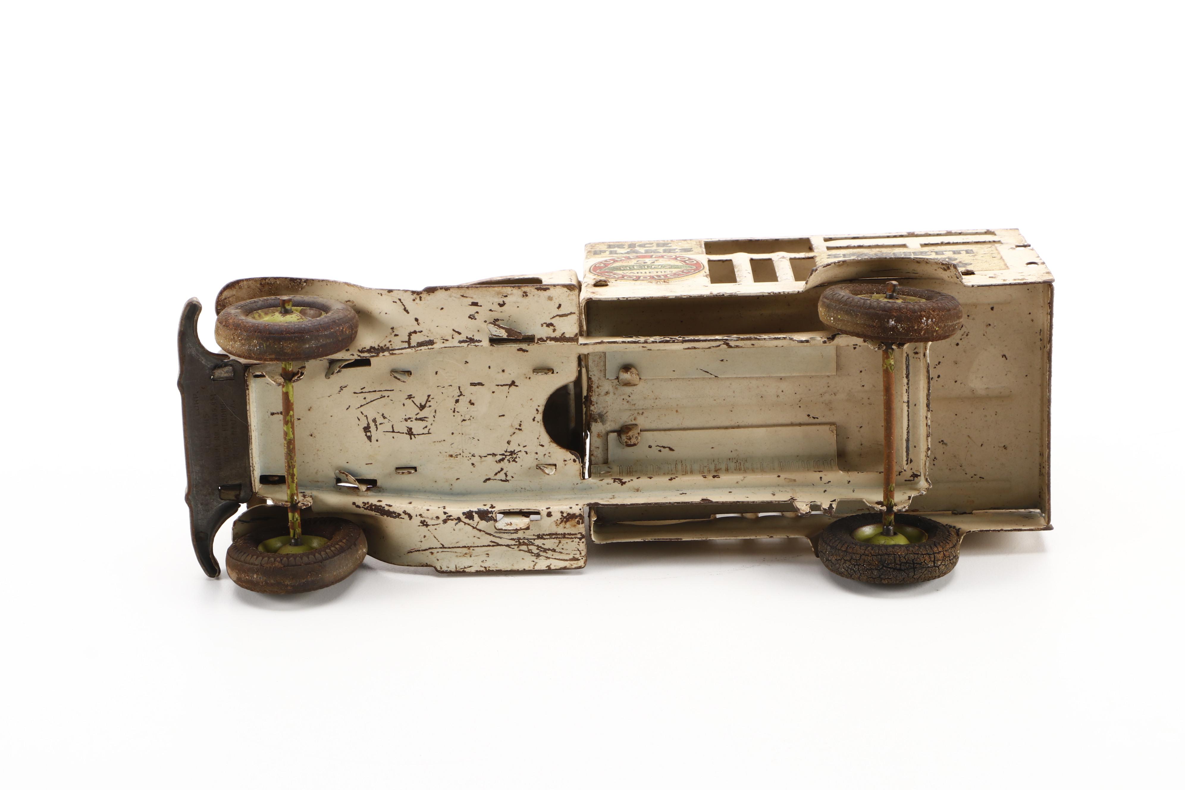 Metalcraft "Heinz Food" Pressed Steel Toy Delivery Truck, Early to Mid-20th C.