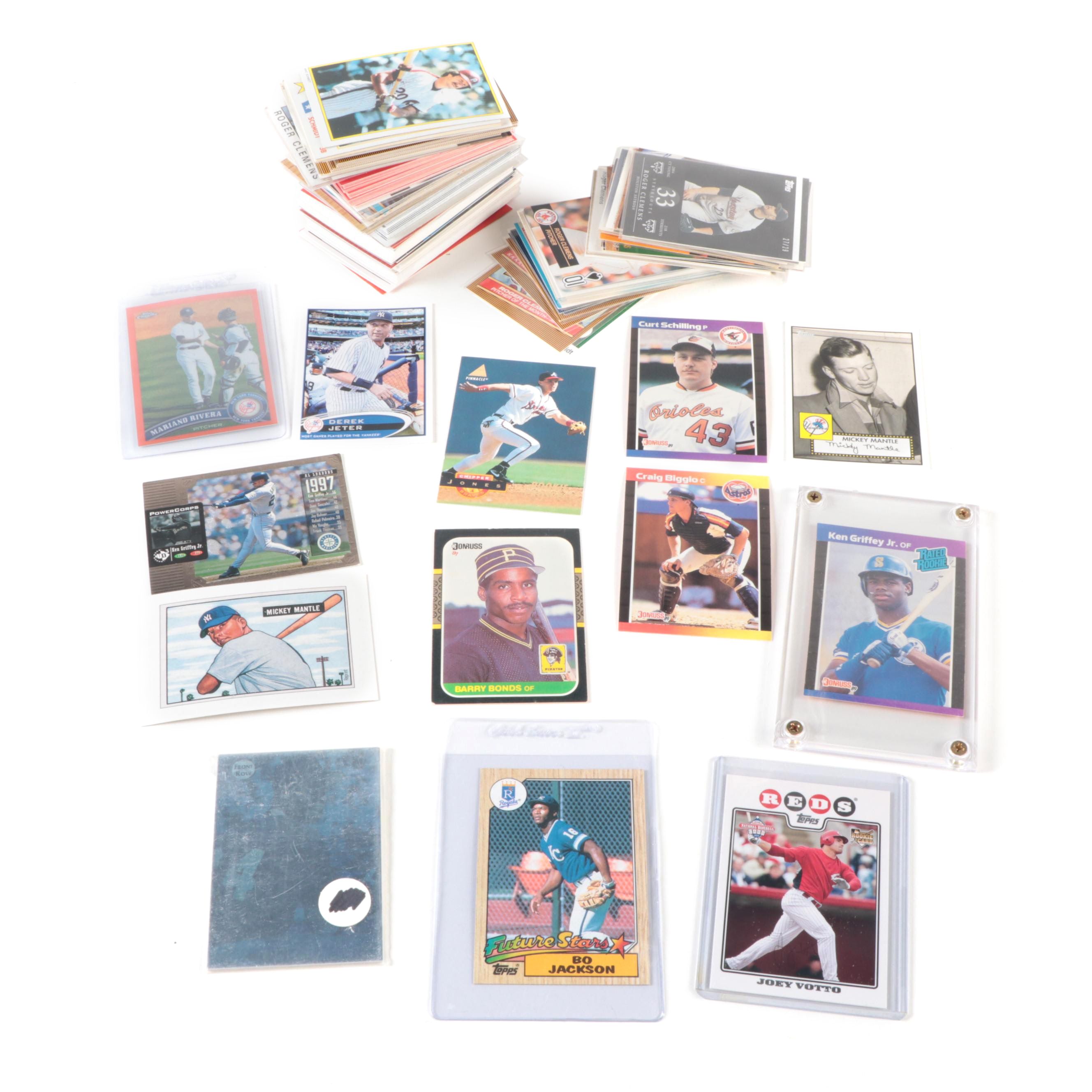 Topps, More Baseball Cards with Griffey Jr. and Votto Rookies, HOF, 1980s–2010s