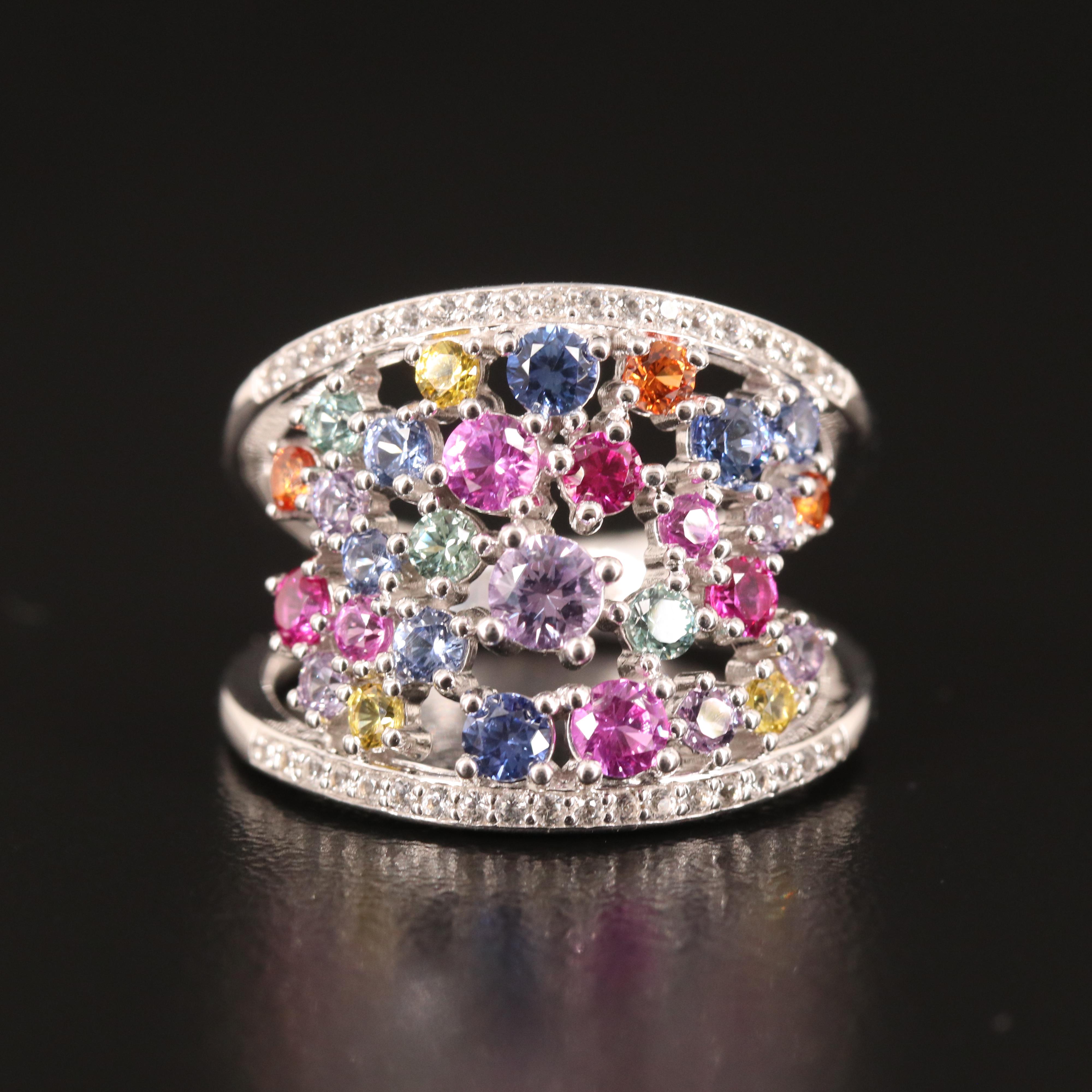 Sterling Sapphire Ring