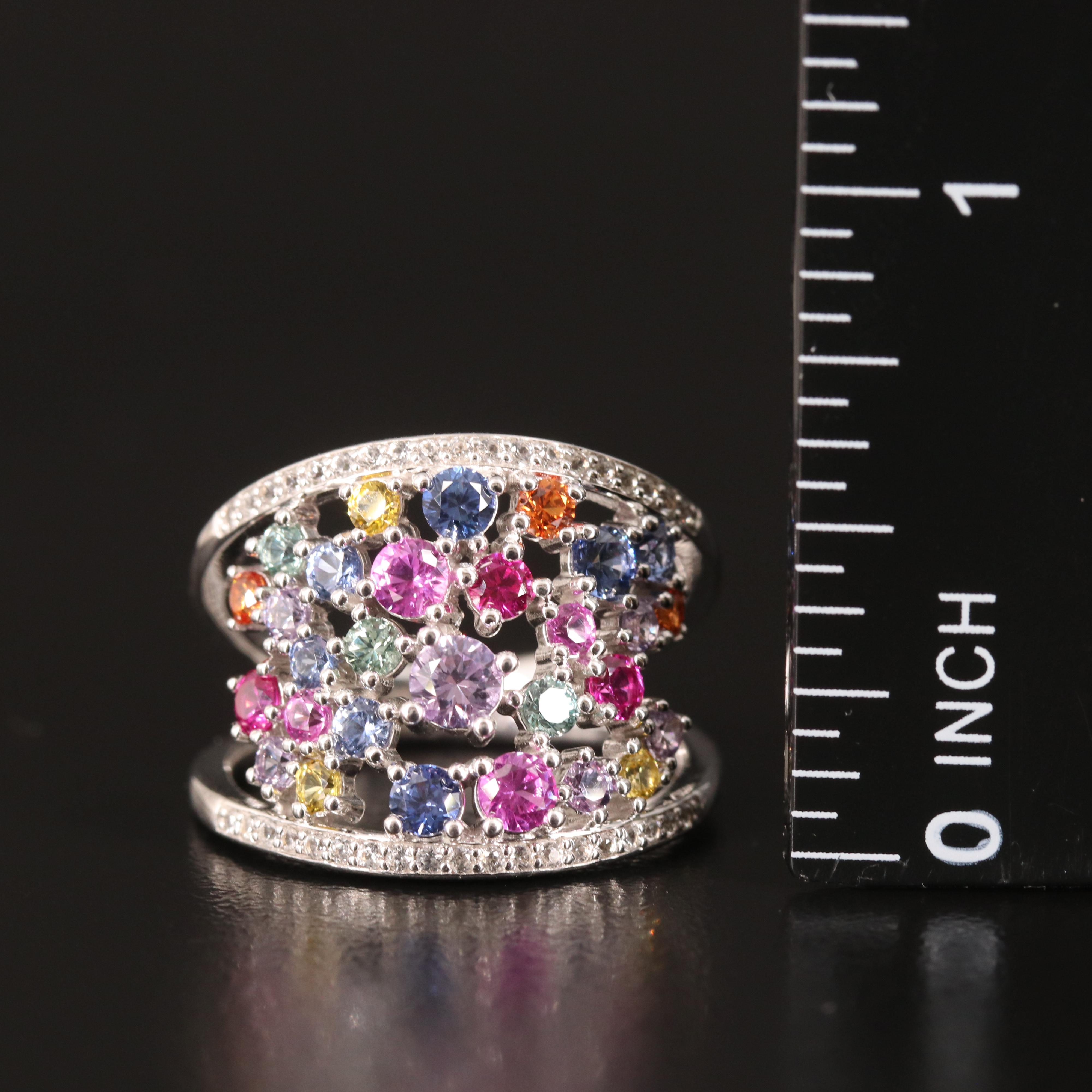 Sterling Sapphire Ring