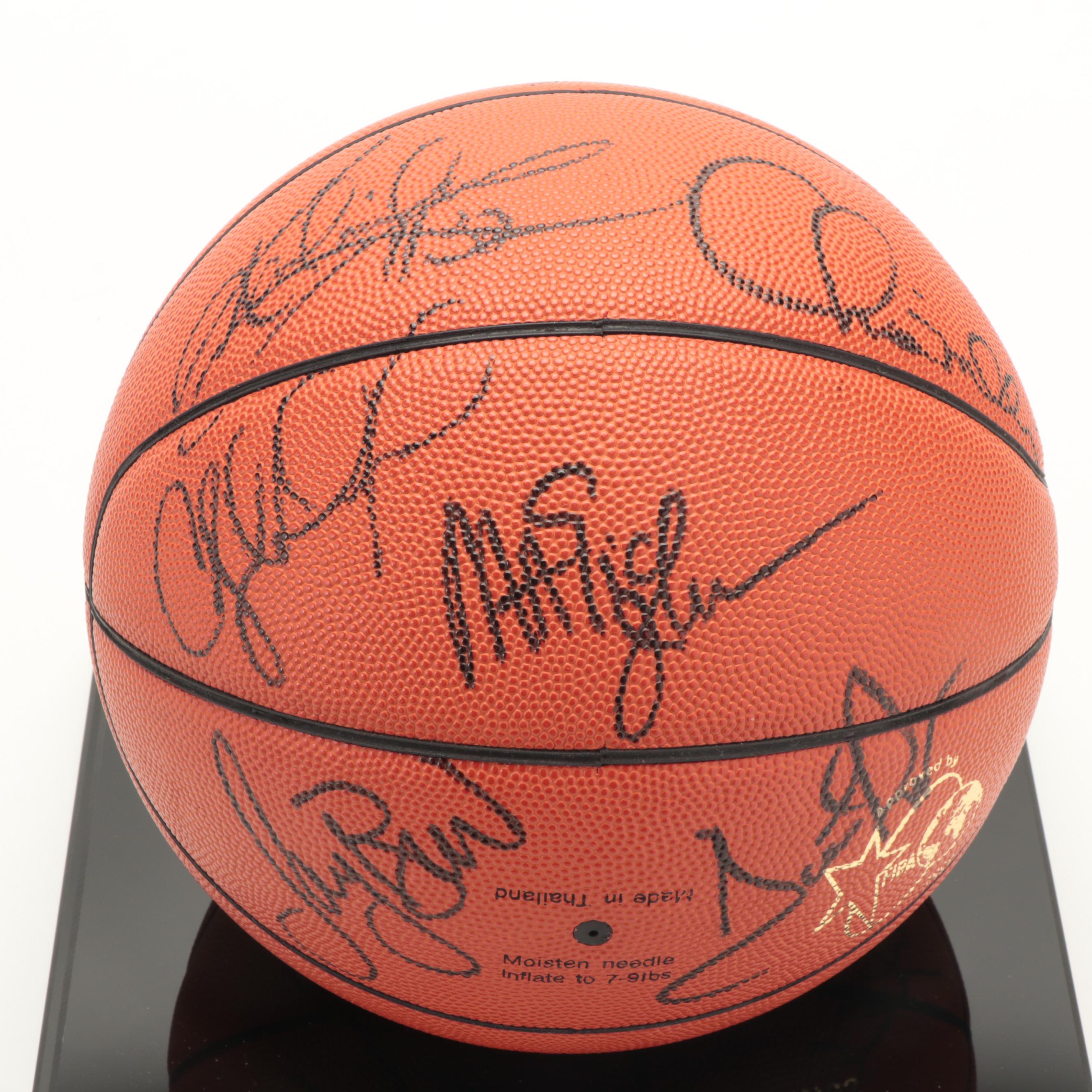 1992 USA Olympic Dream Team Signed Basketball Including Jordan, Barkley and More