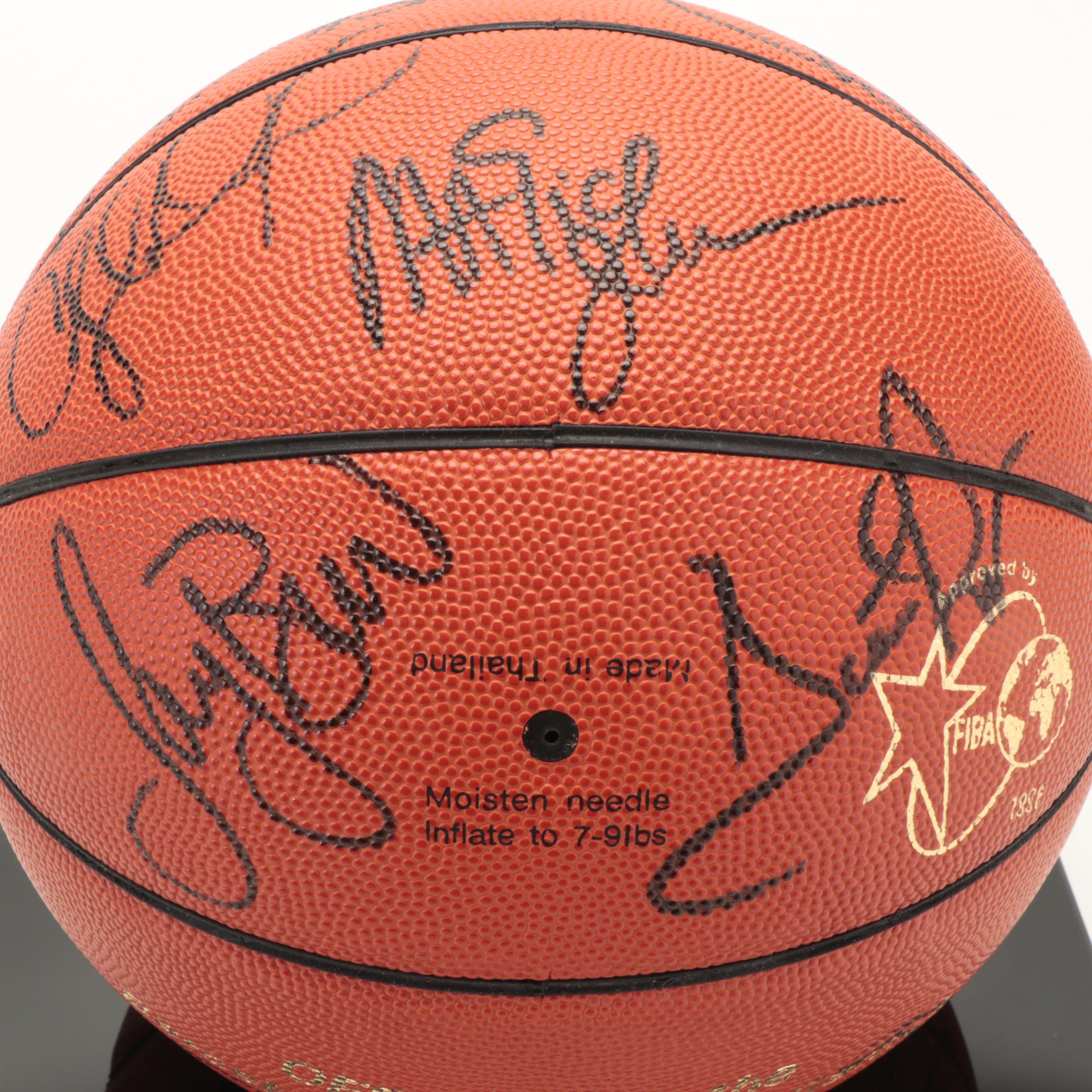 1992 USA Olympic Dream Team Signed Basketball Including Jordan, Barkley and More
