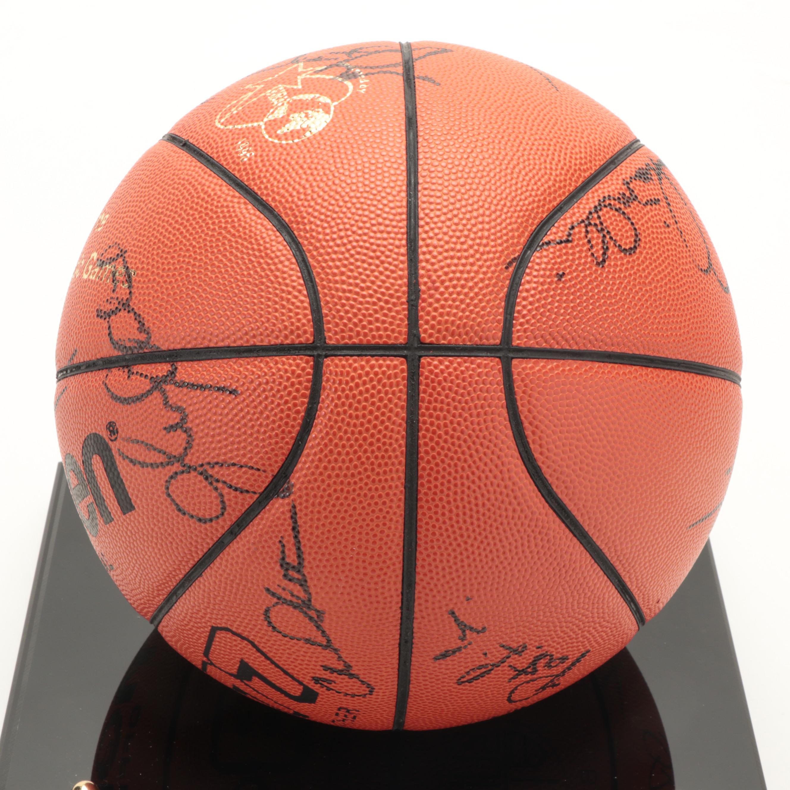 1992 USA Olympic Dream Team Signed Basketball Including Jordan, Barkley and More