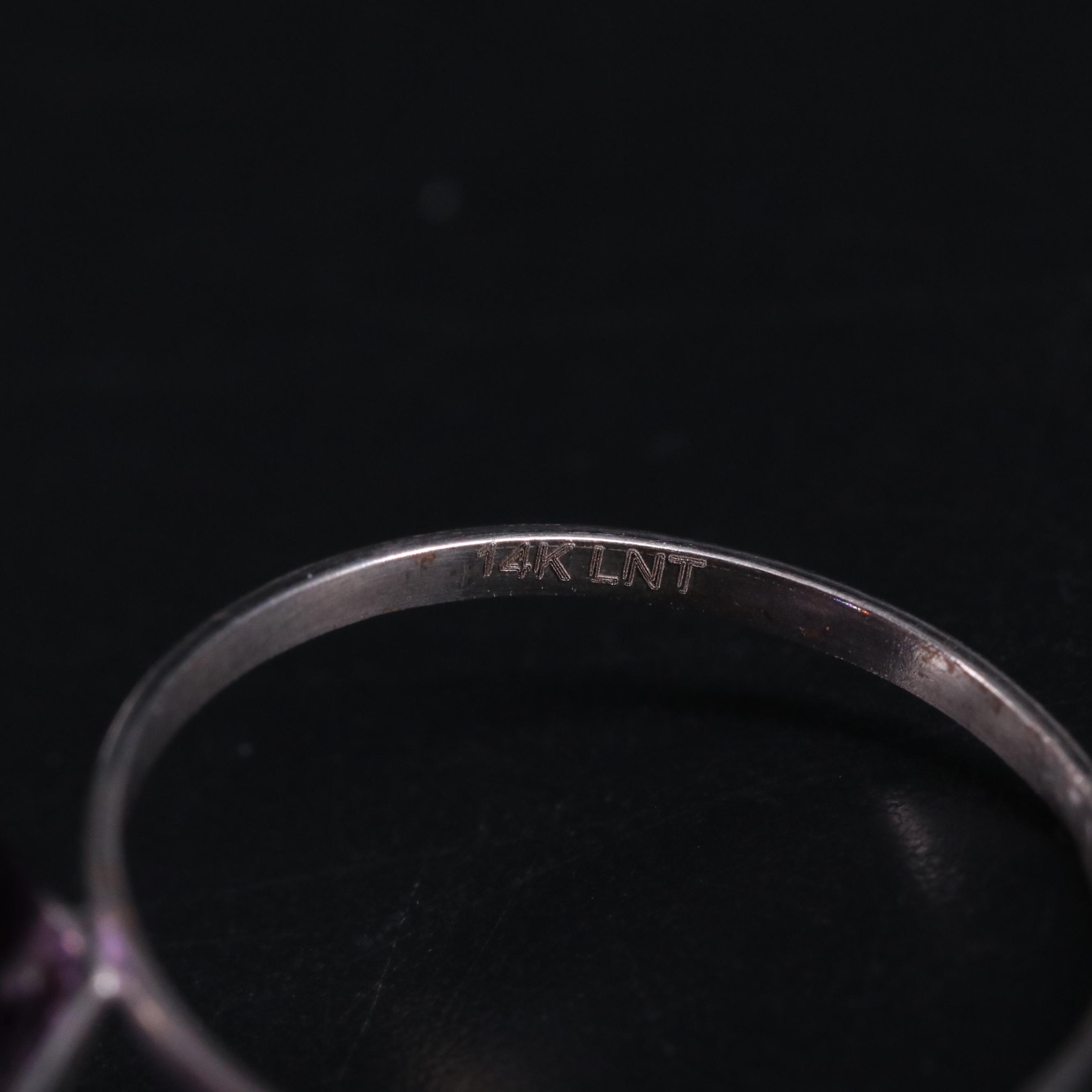 14K Amethyst Ring