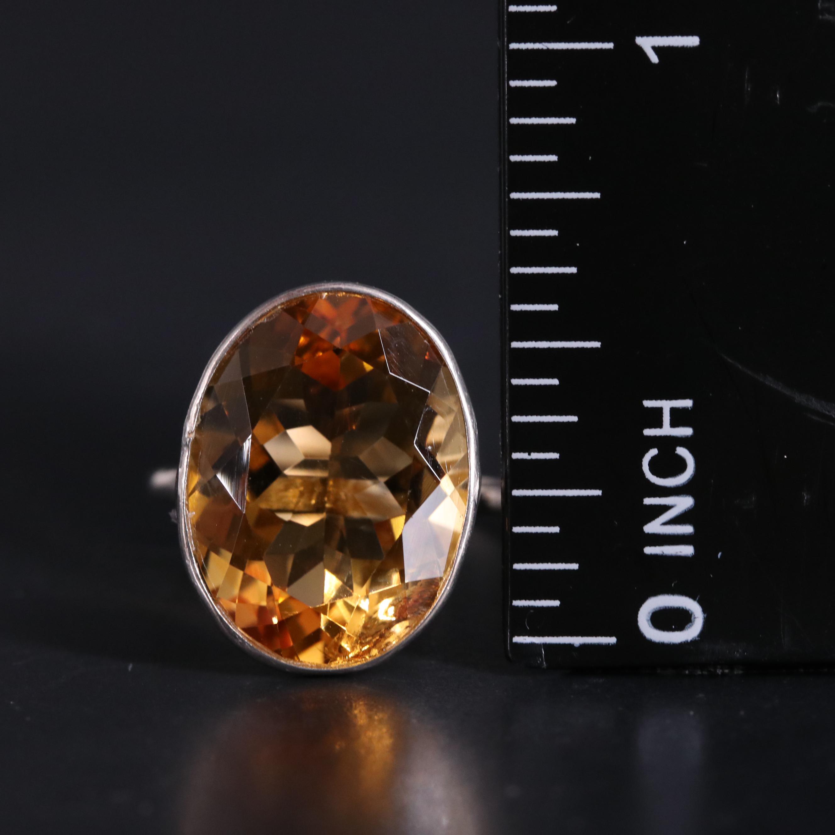 14K Citrine Ring