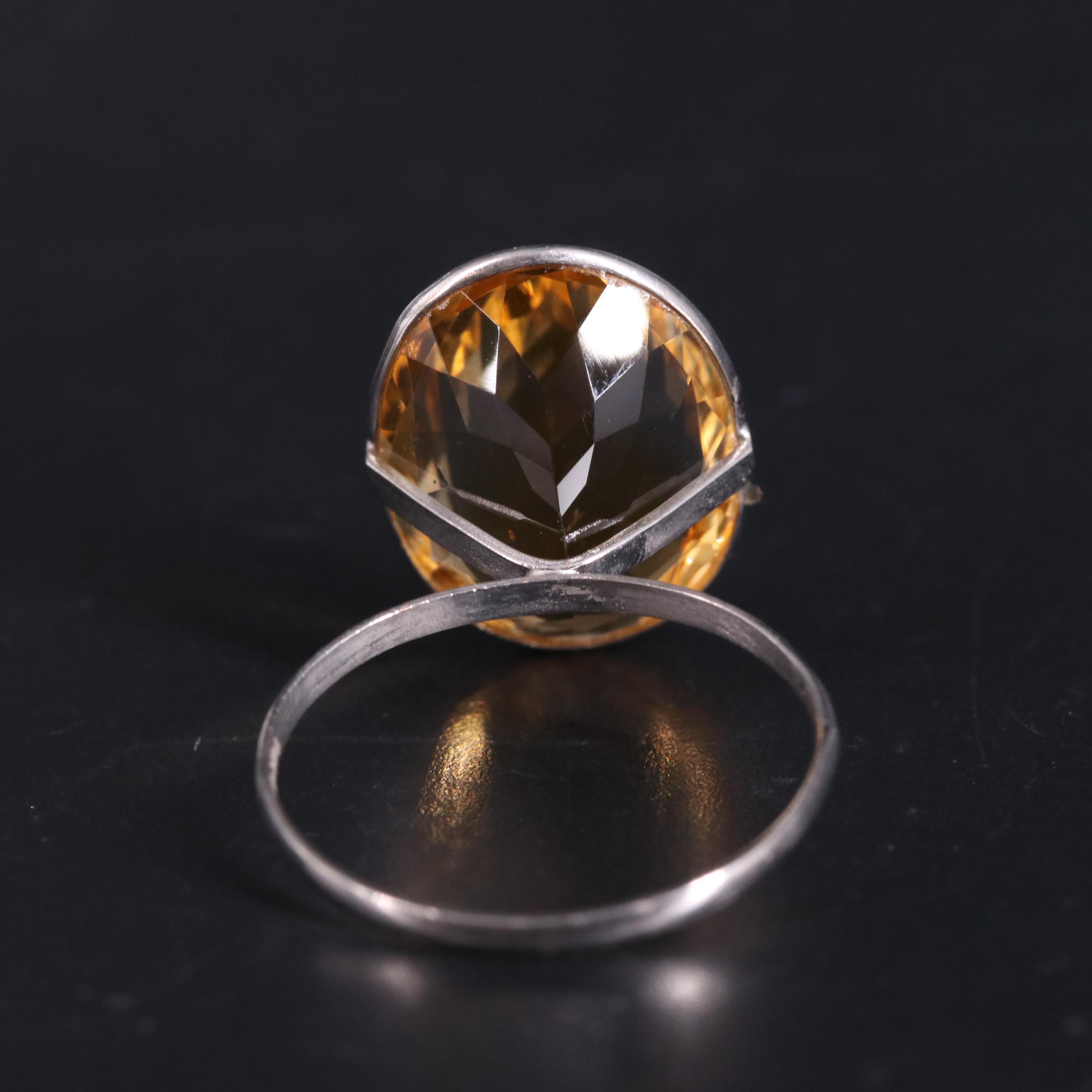 14K Citrine Ring