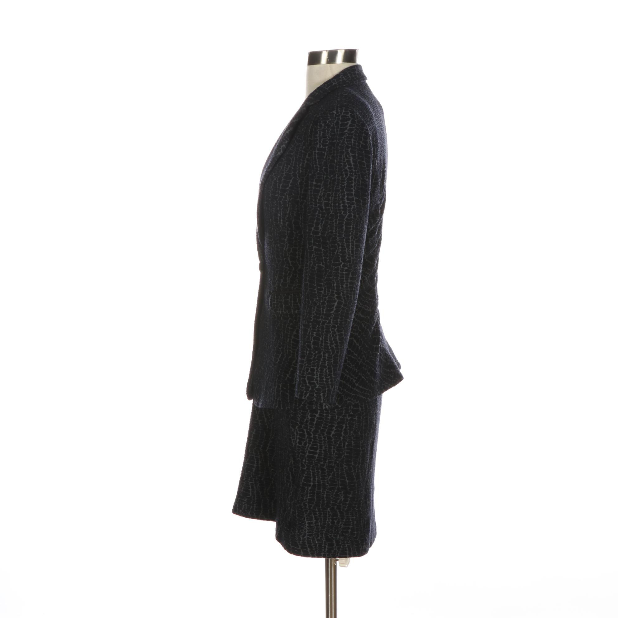 Armani Collezioni Dress and Jacket in Textured Knit