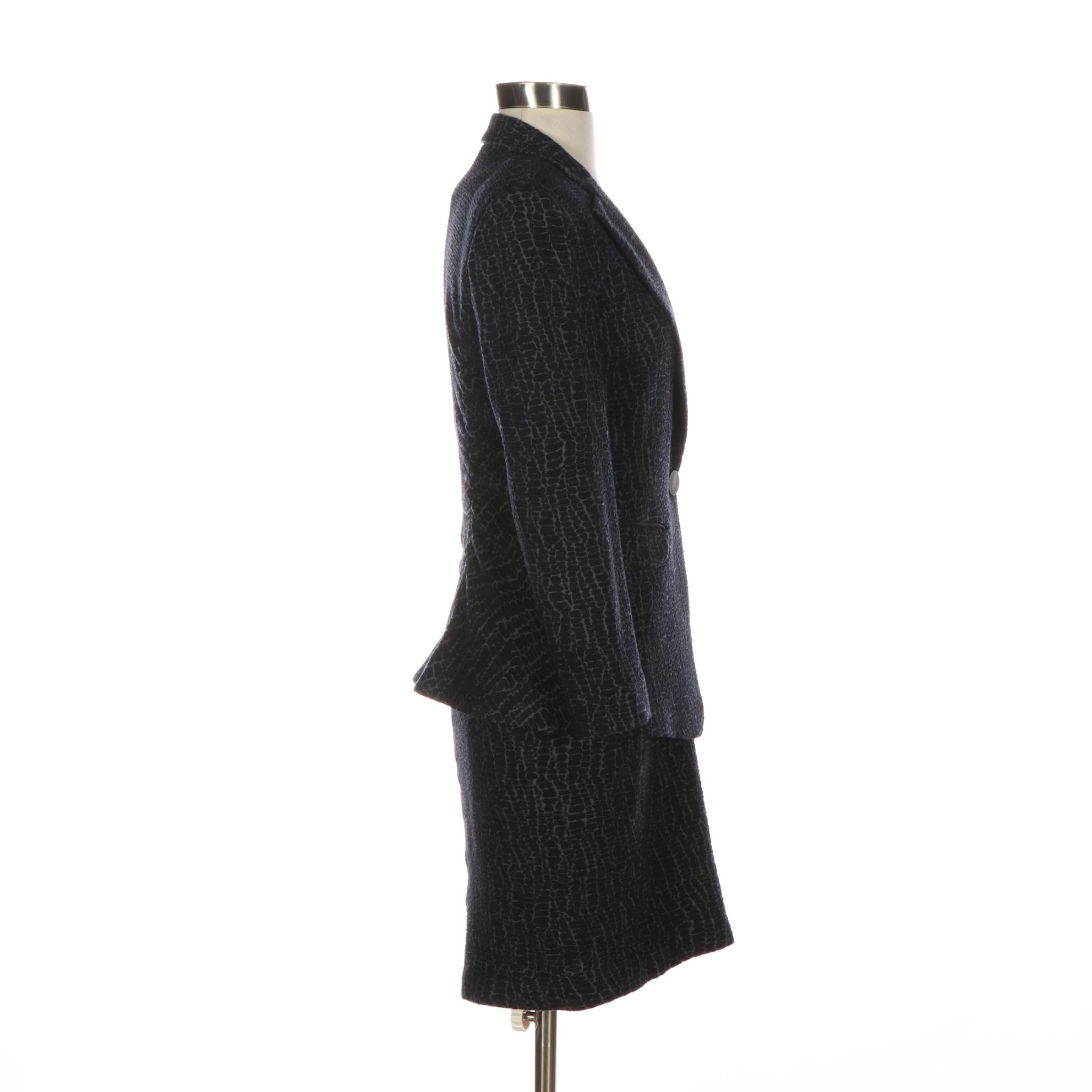 Armani Collezioni Dress and Jacket in Textured Knit