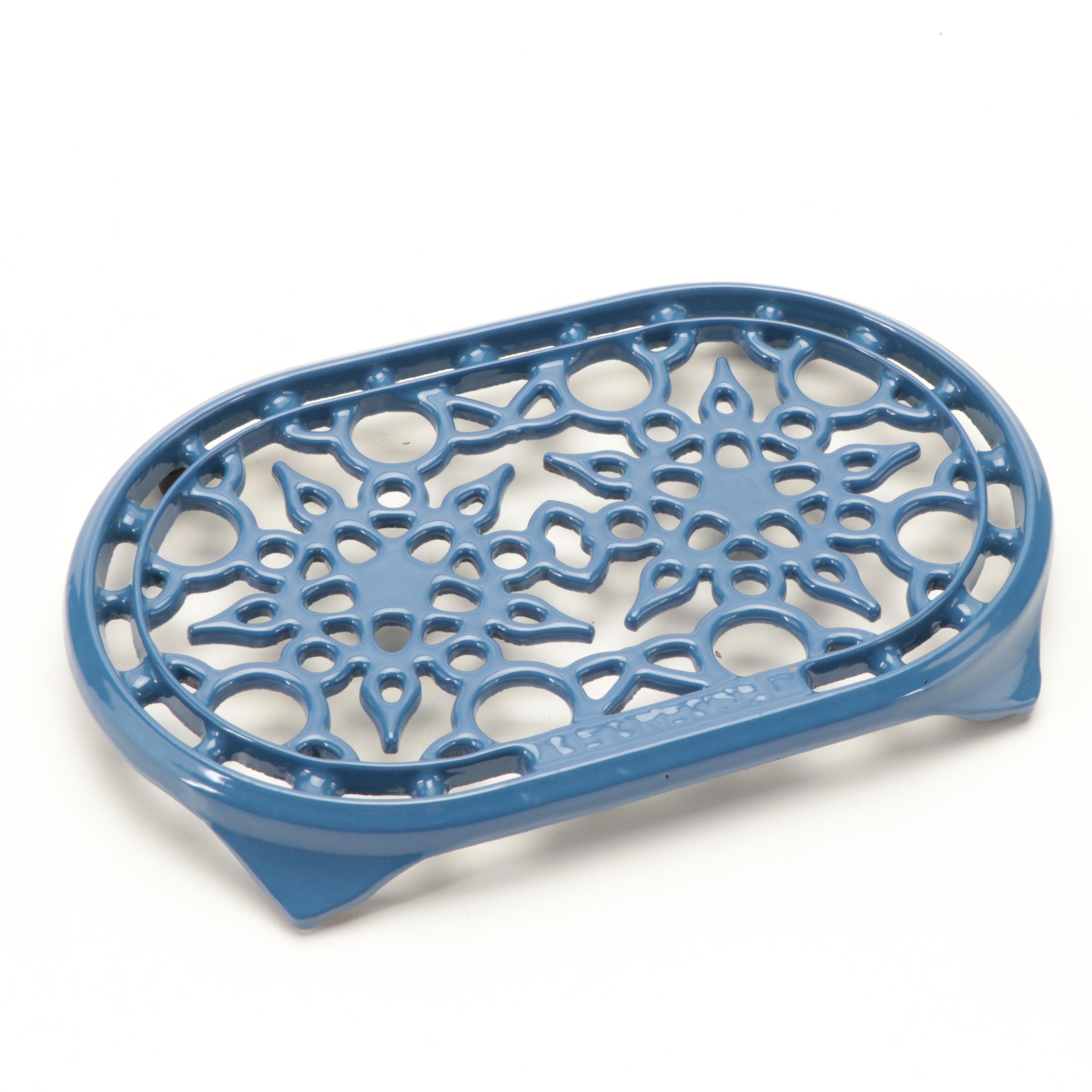 Le Creuset Enameled Cast Iron Baking Dishes, Trivet, and Stoneware Platter