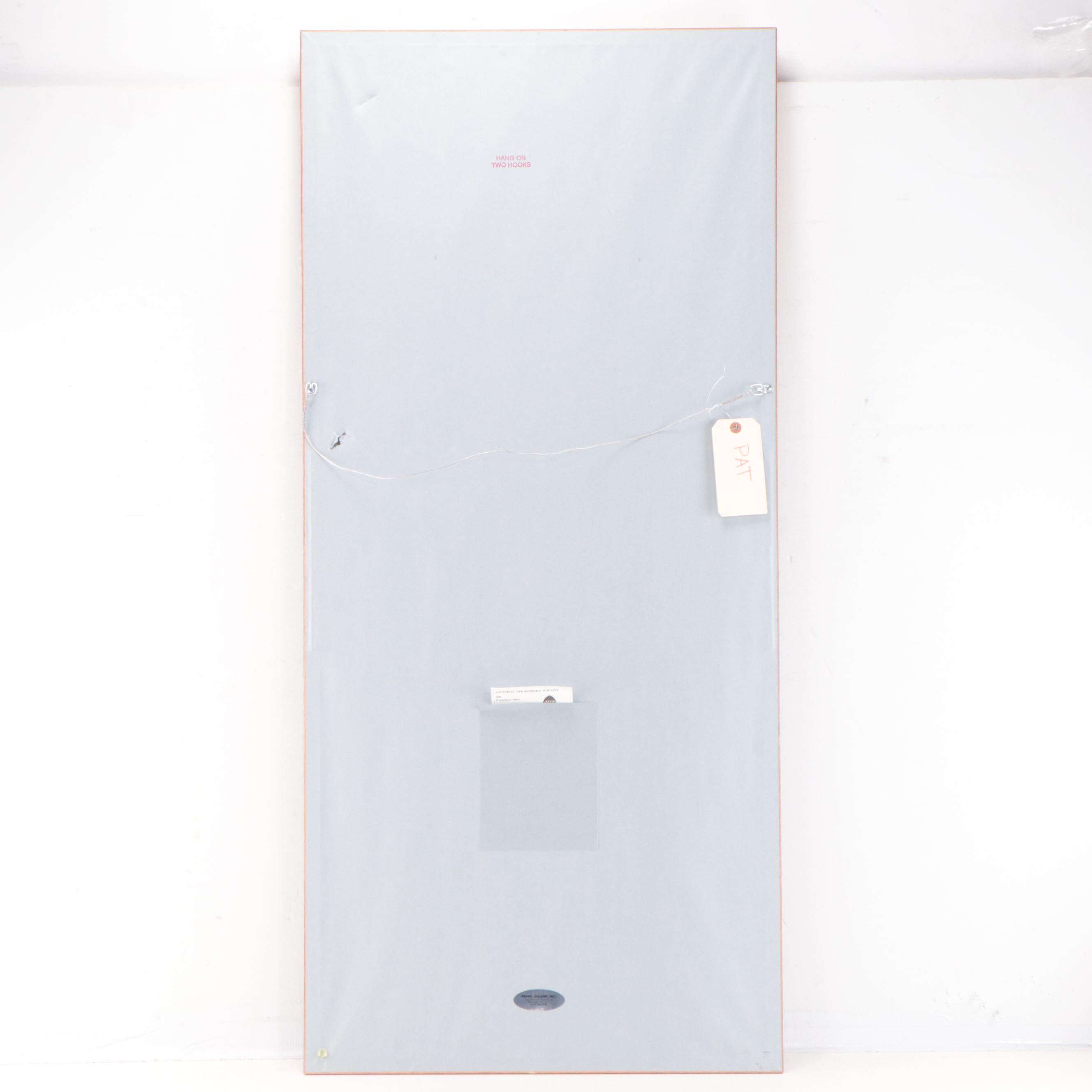 Brass Medieval Tomb Rubbing of General Sir Robert Wilson