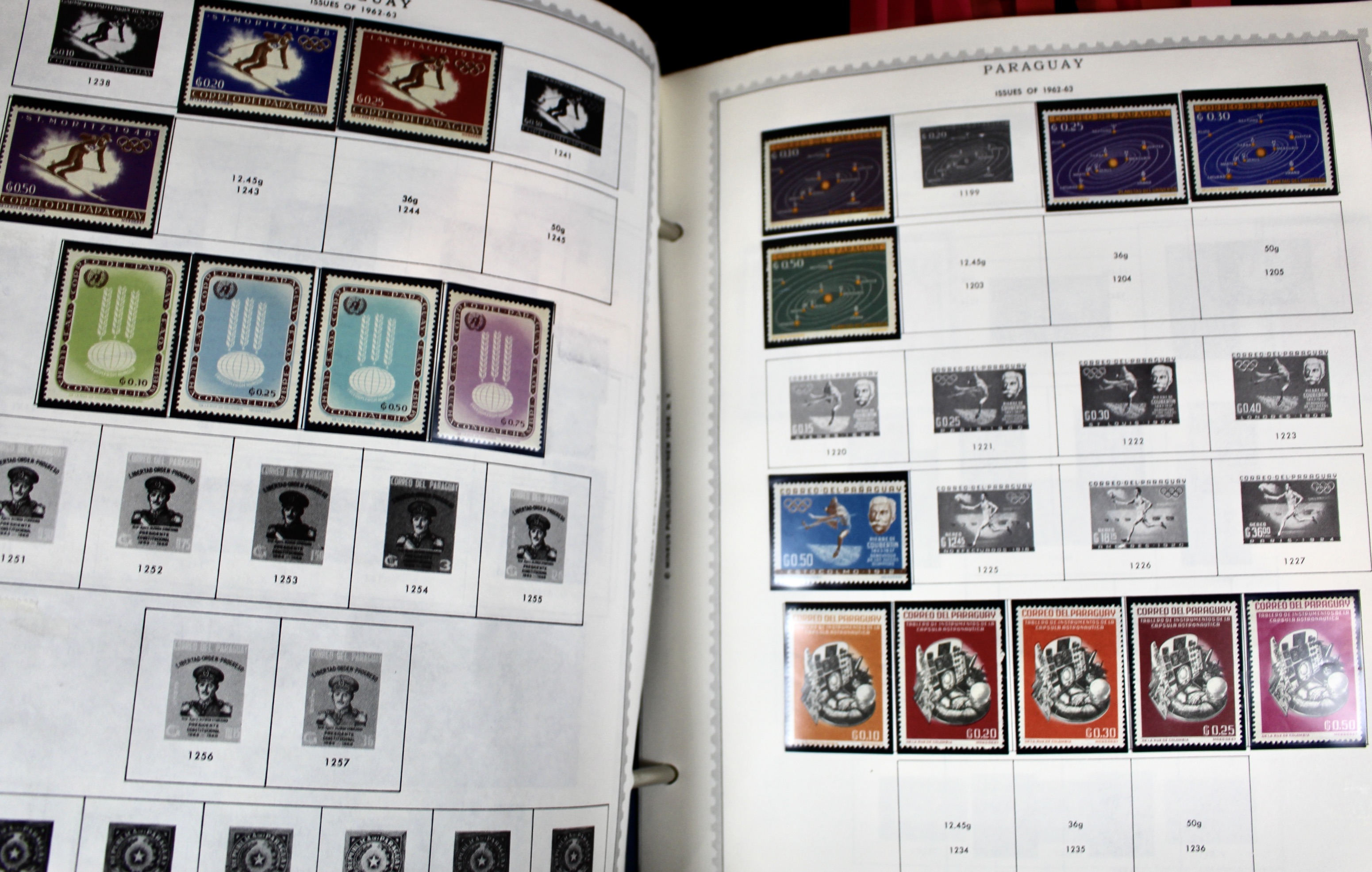 Extensive World wide Stamp Collection In Minkus Supreme Album