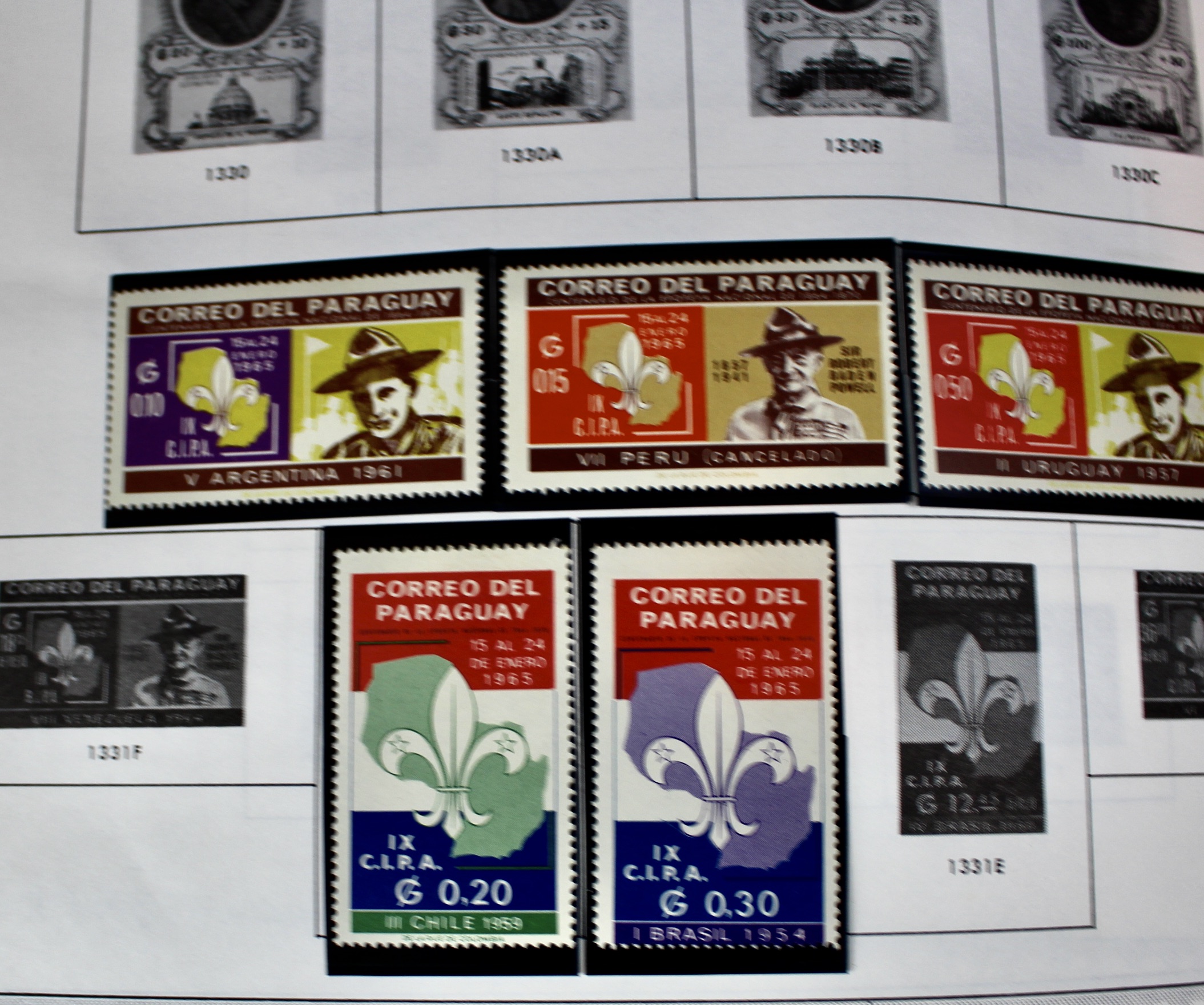 Extensive World wide Stamp Collection In Minkus Supreme Album