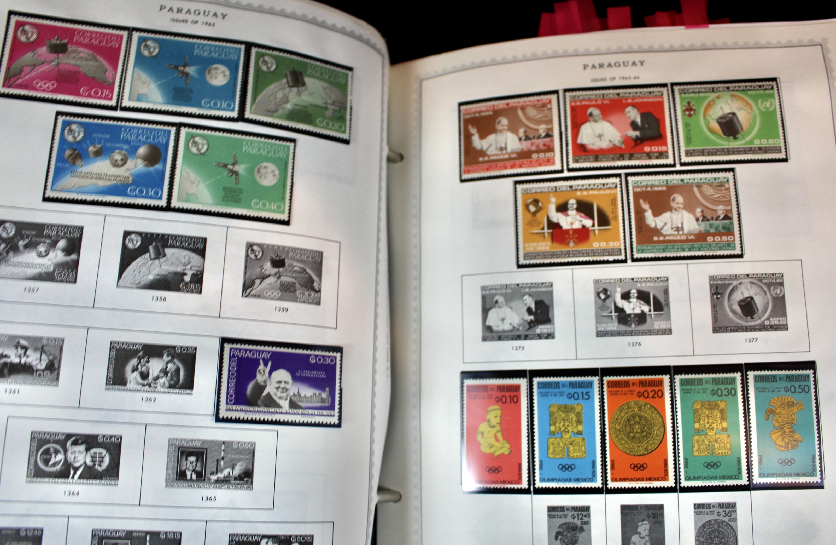 Extensive World wide Stamp Collection In Minkus Supreme Album