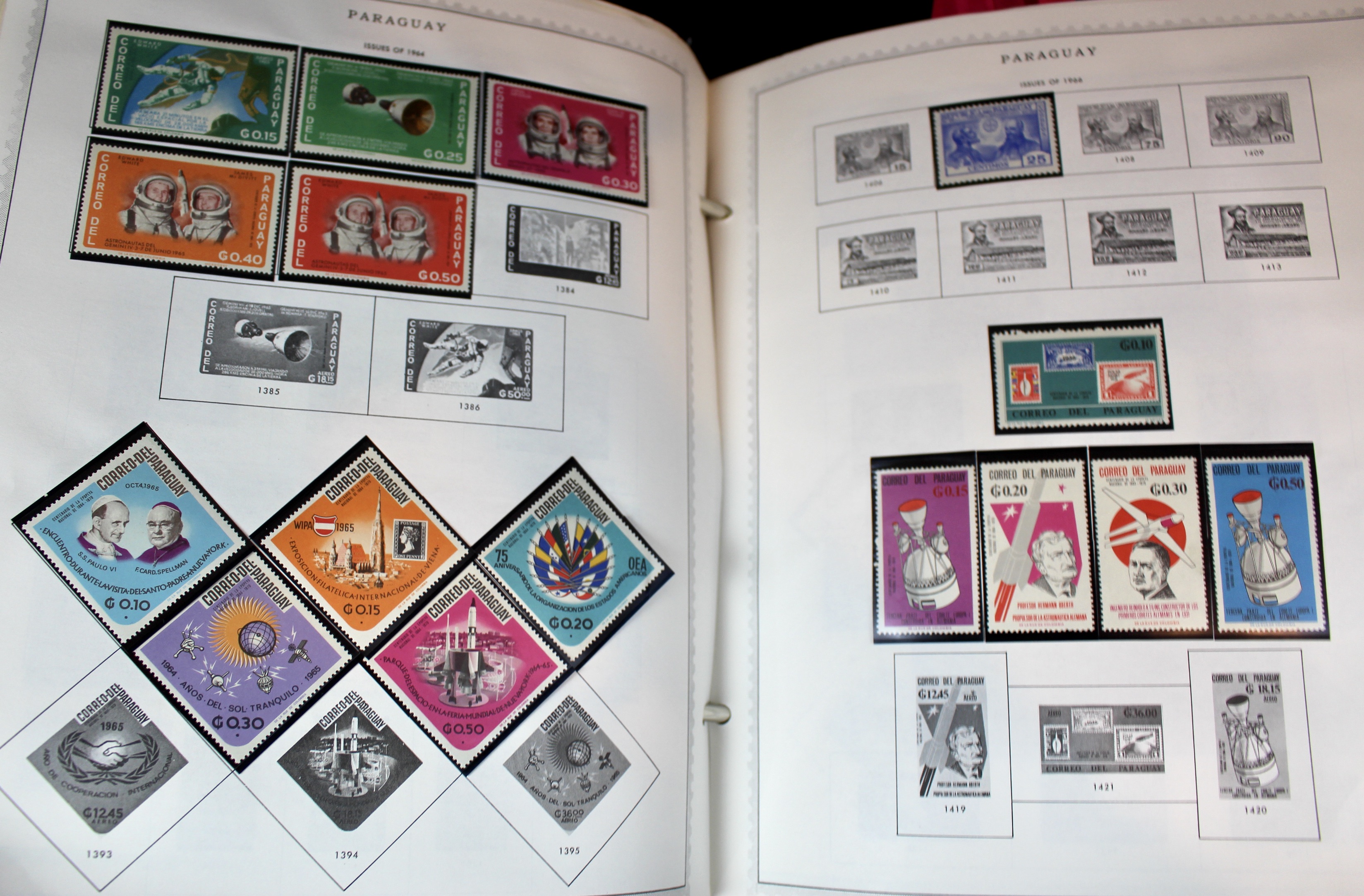 Extensive World wide Stamp Collection In Minkus Supreme Album