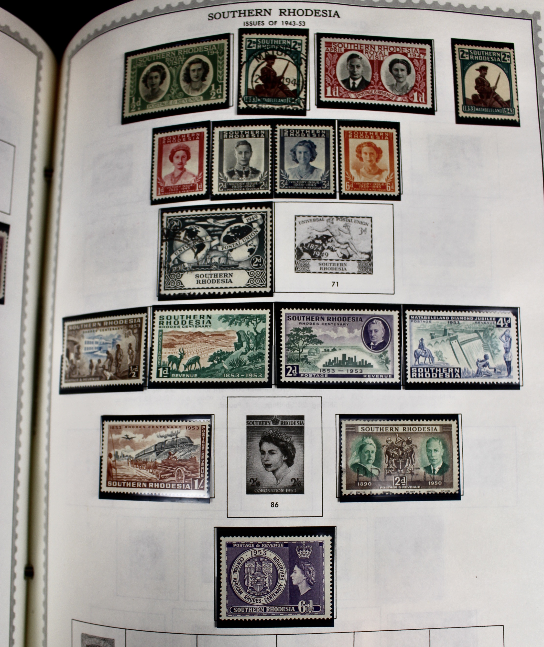 Extensive World wide Stamp Collection In Minkus Supreme Album