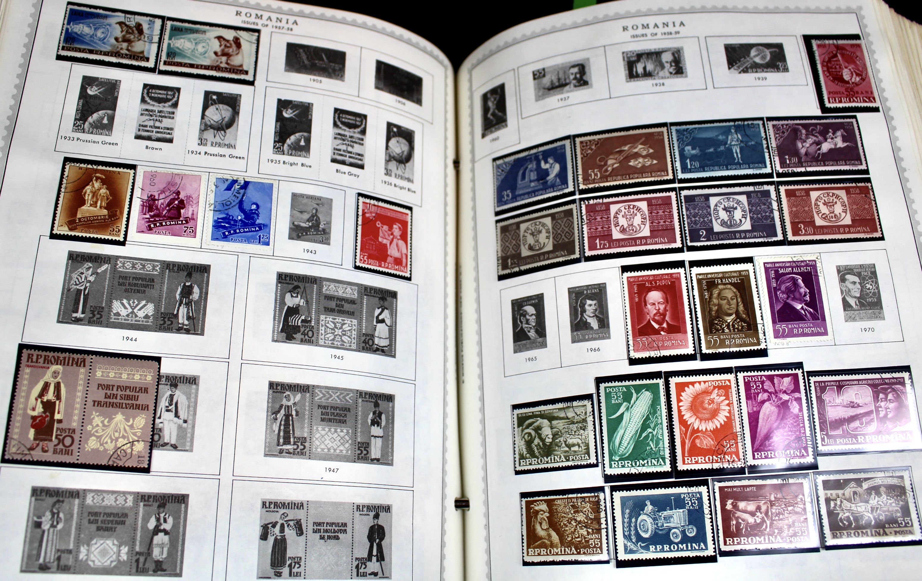 Extensive World wide Stamp Collection In Minkus Supreme Album