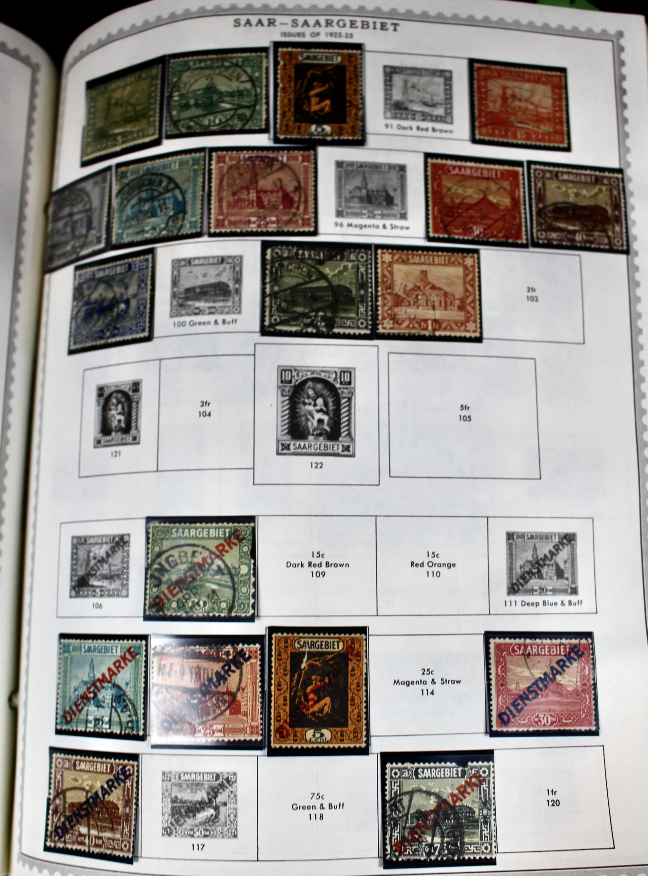 Extensive World wide Stamp Collection In Minkus Supreme Album