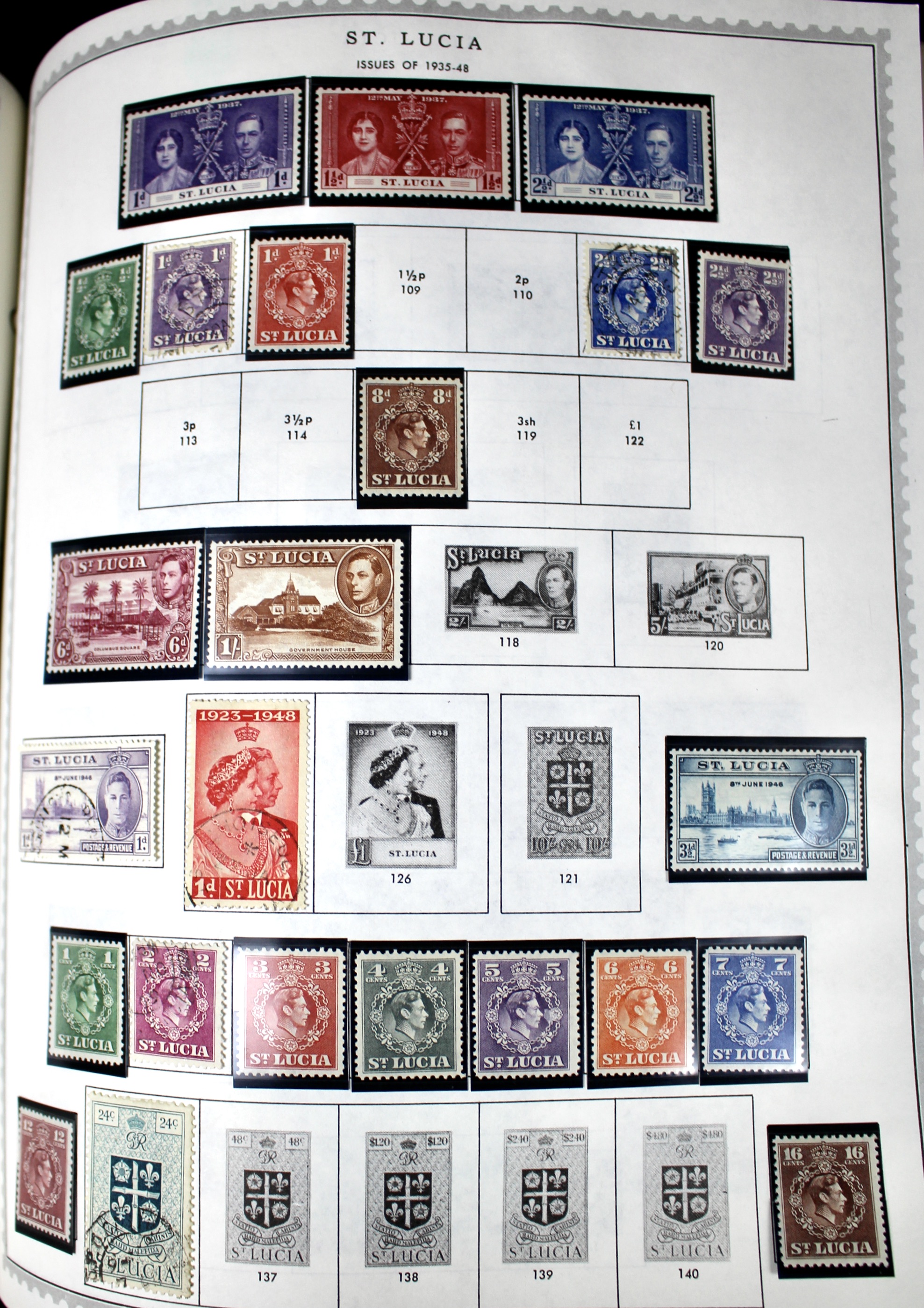 Extensive World wide Stamp Collection In Minkus Supreme Album