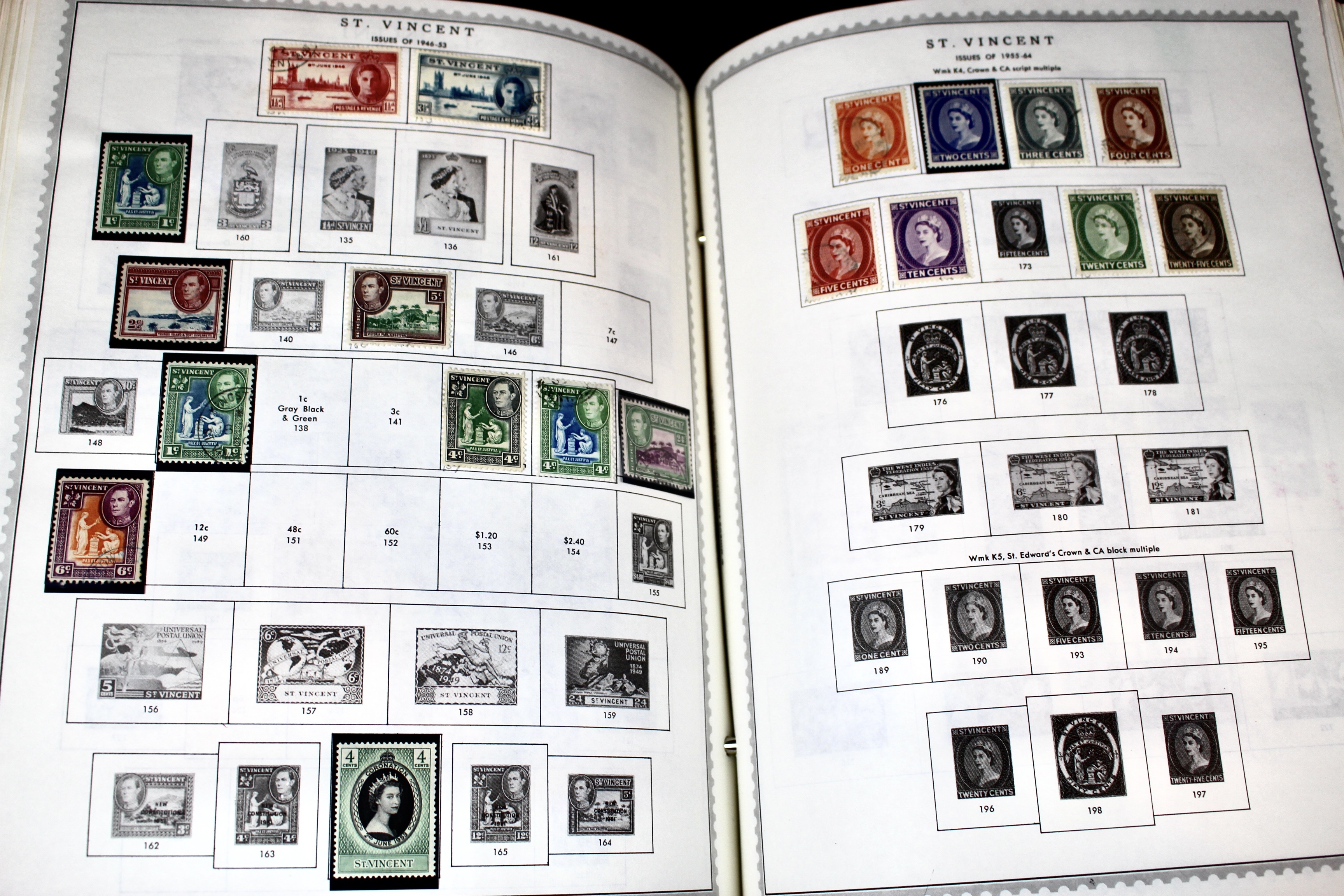Extensive World wide Stamp Collection In Minkus Supreme Album